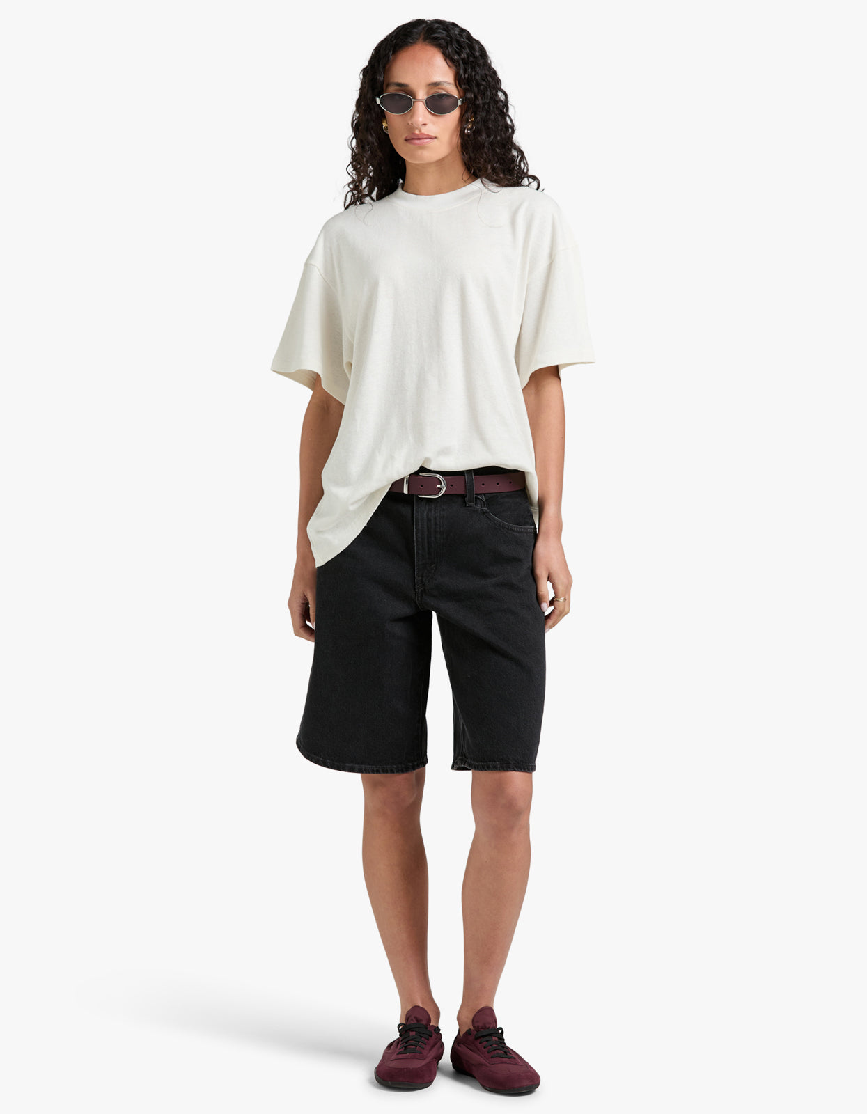 Hemp Jersey Boy Tee - Rice White