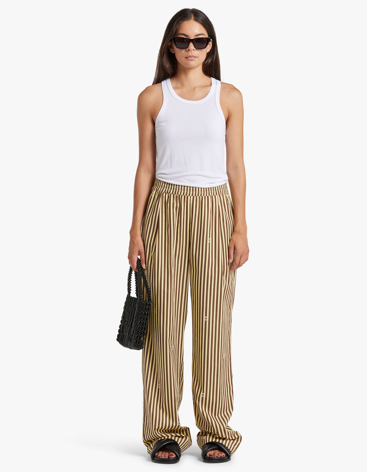 Superette  Kiera Striped Pant - Cool Mustard