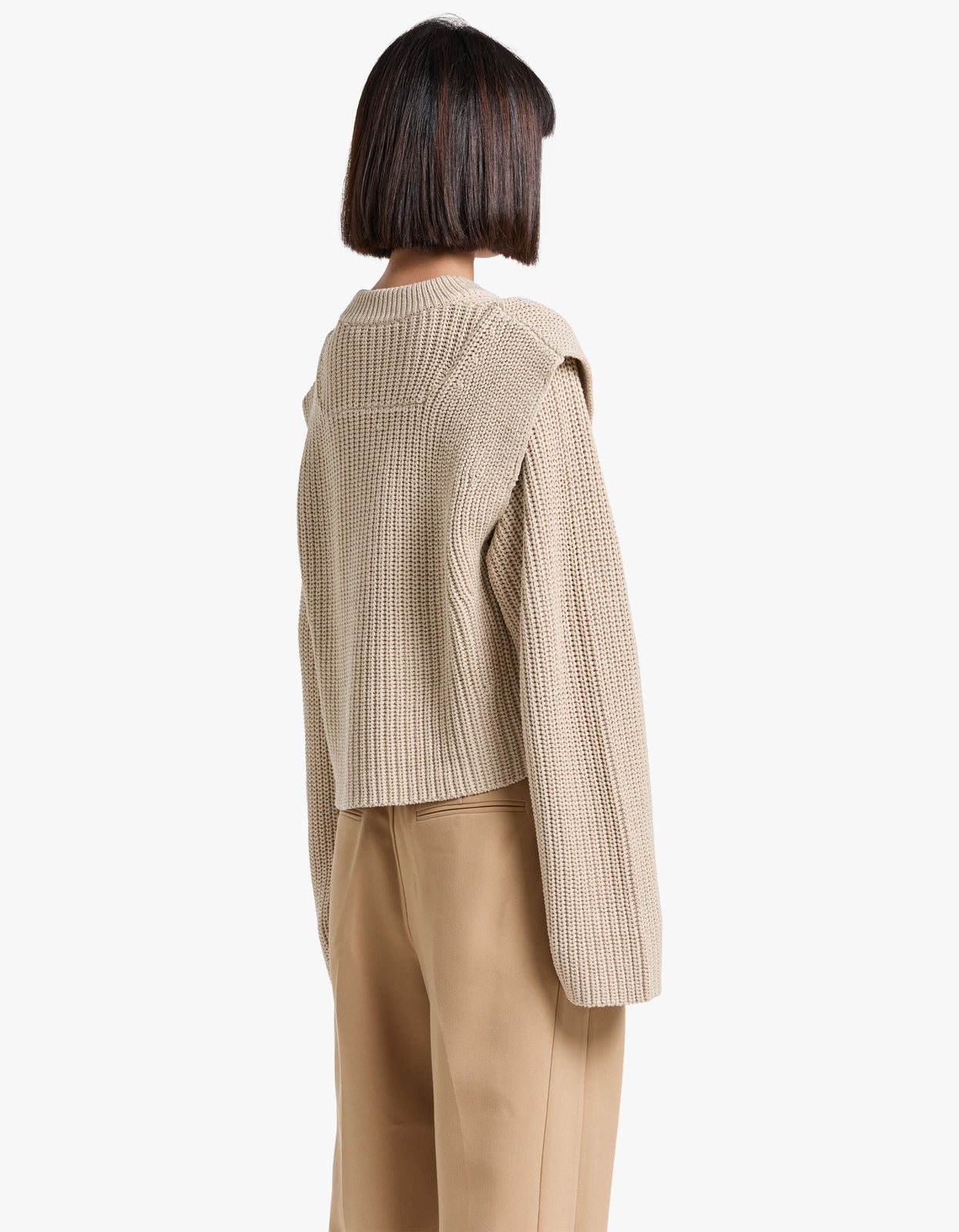 Superette | Evron V Neck Jumper - Cream