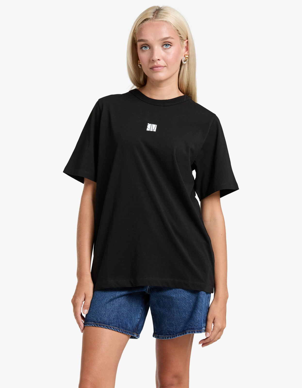 Whitley Tee - Black/White