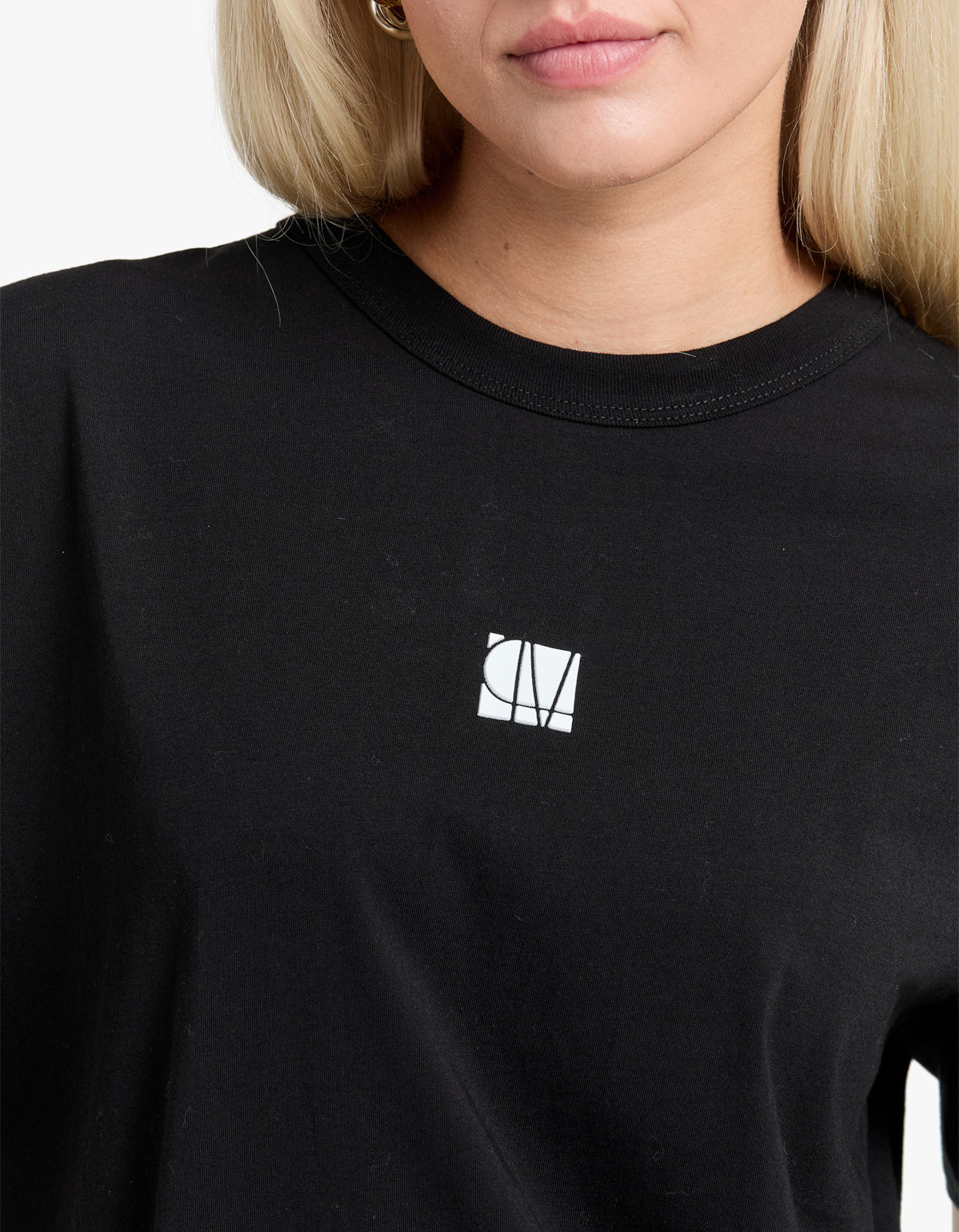 Whitley Tee - Black/White