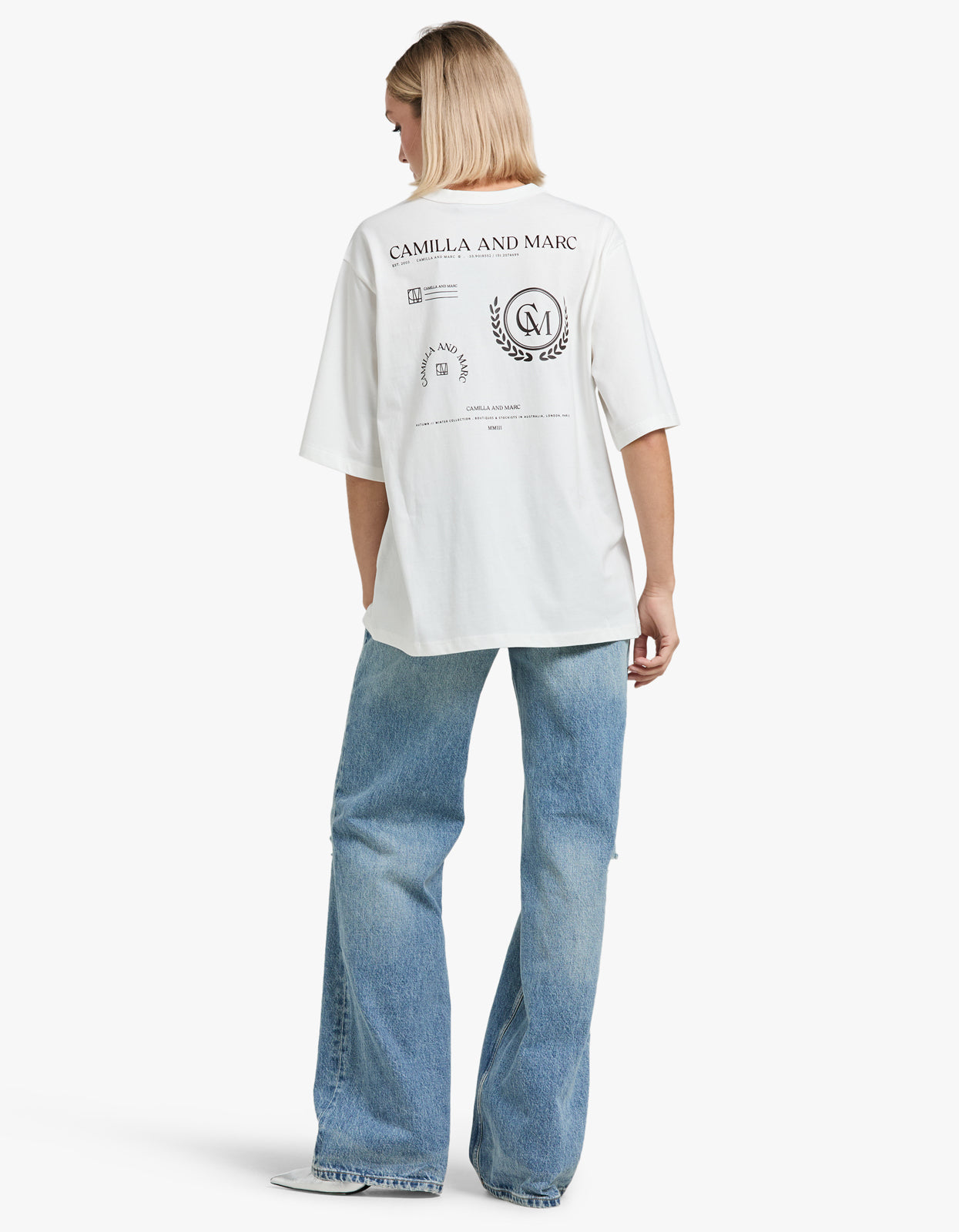 Zinnia Tee - Soft White