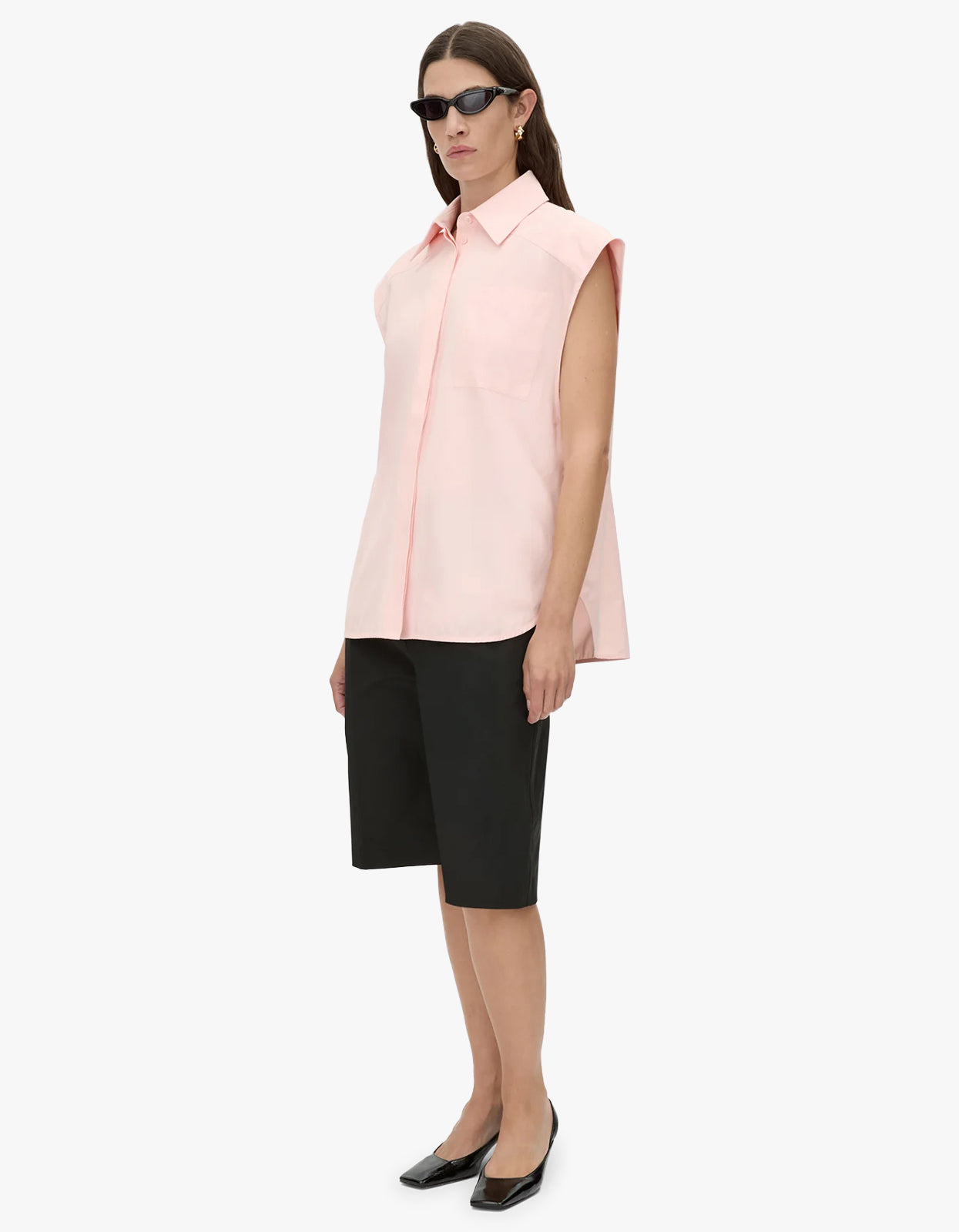 Milo Sleeveless Shirt - Pink Salt