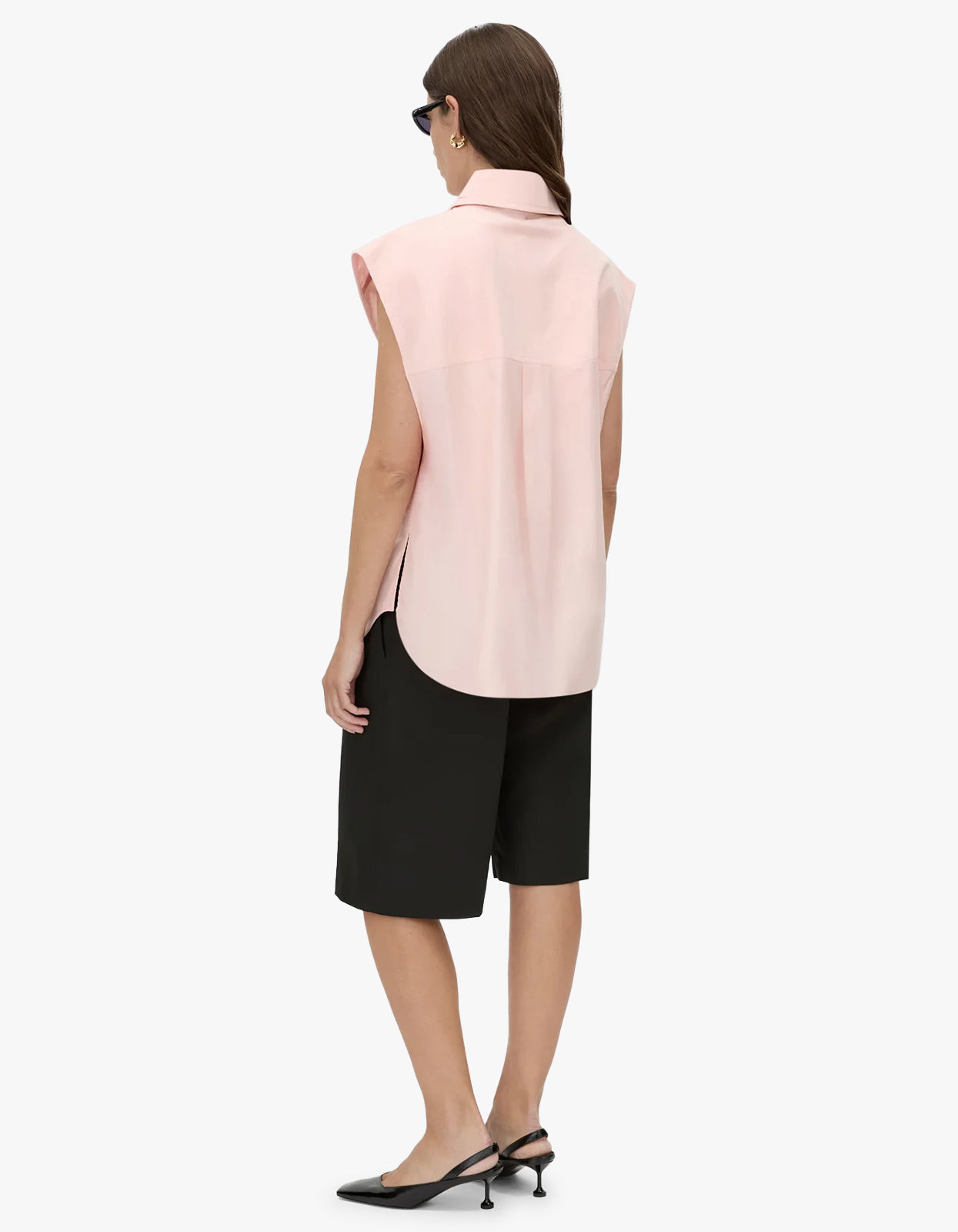 Milo Sleeveless Shirt - Pink Salt