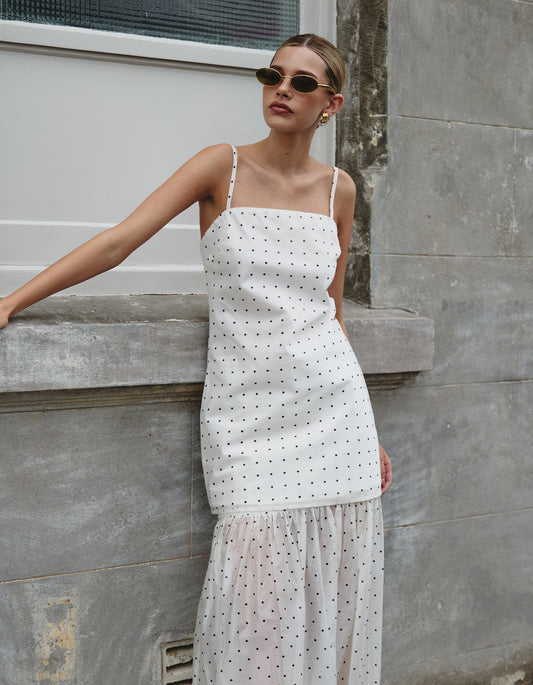 Roma Dress - Spot Print