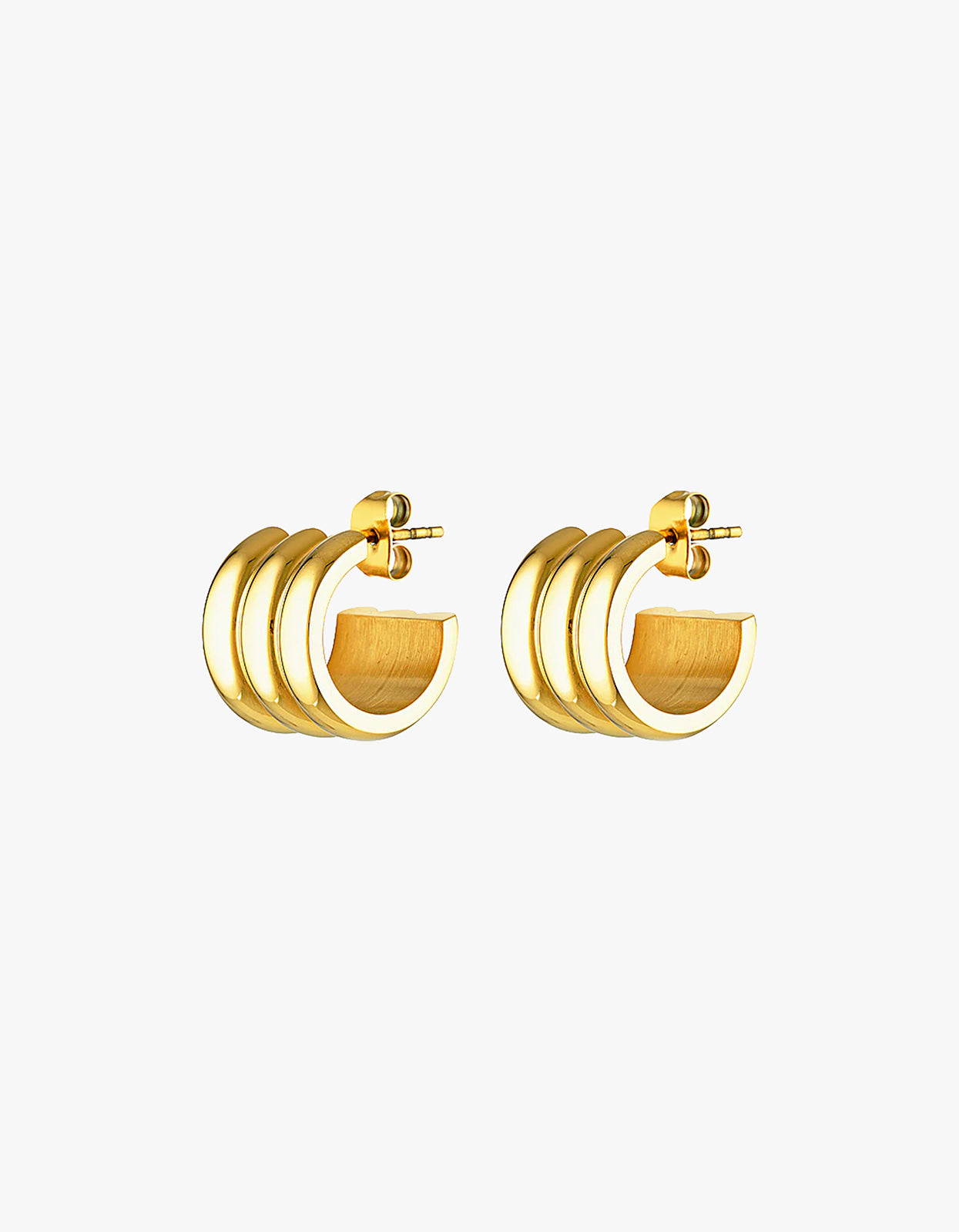Liv Hoop Earrings - 18K Gold Plated