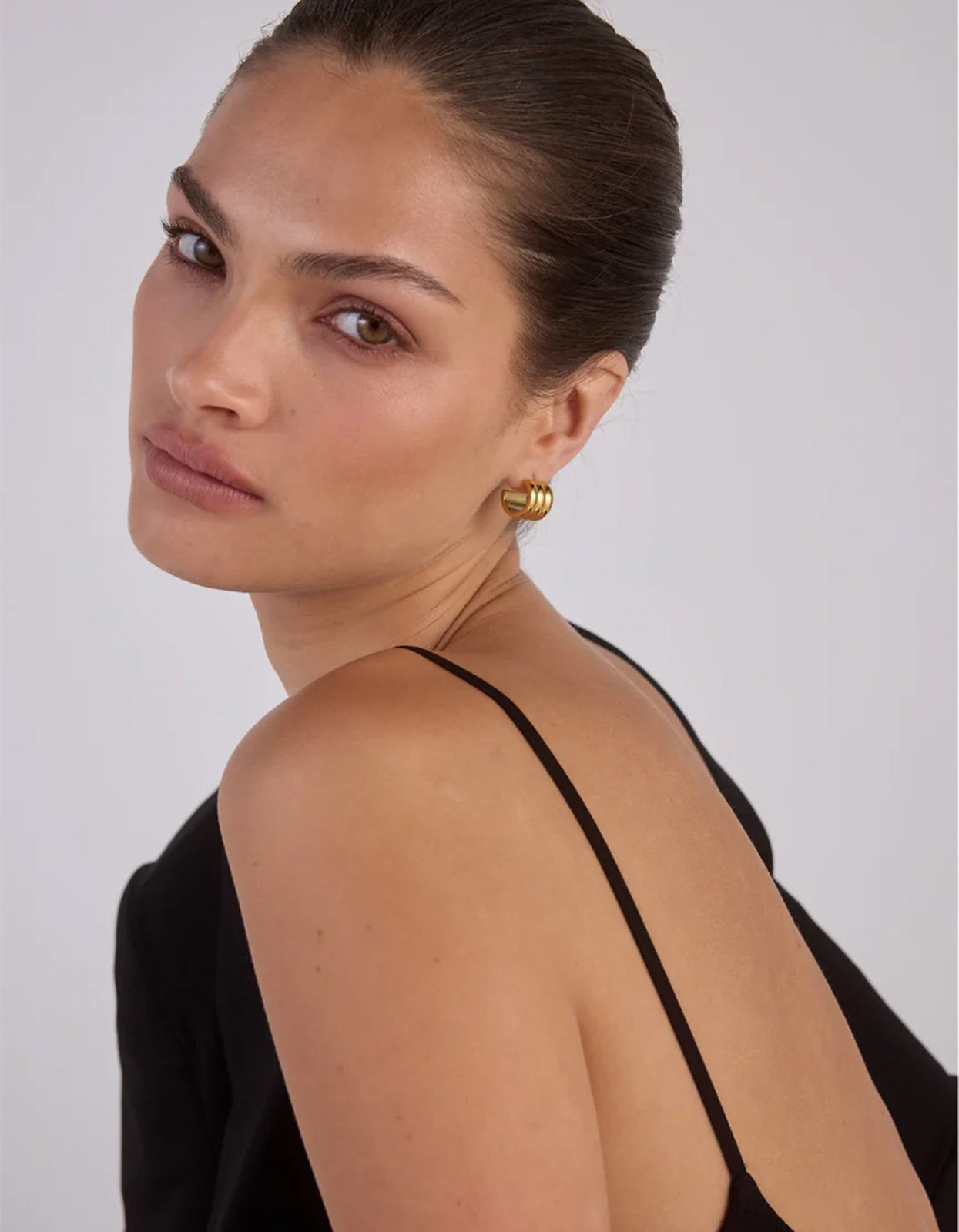Liv Hoop Earrings - 18K Gold Plated