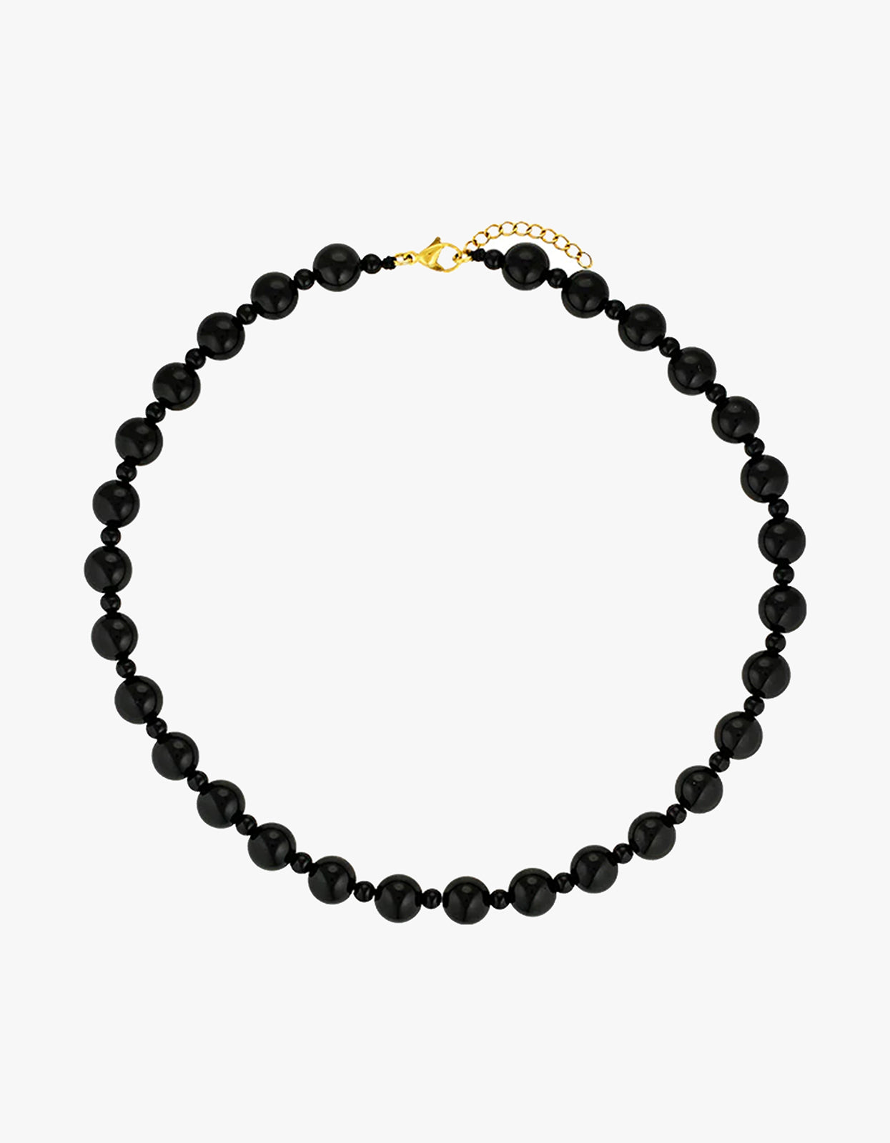 Constance Necklace - Black Agate