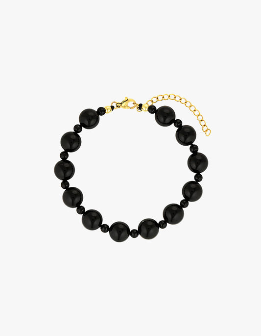Constance Bracelet - Black Agate
