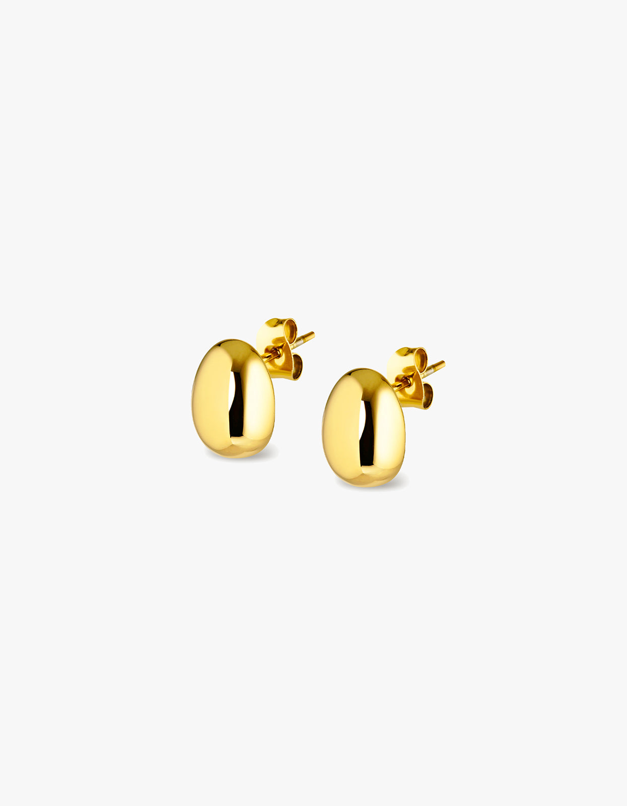 Bean Earrings - 18K Gold Plated