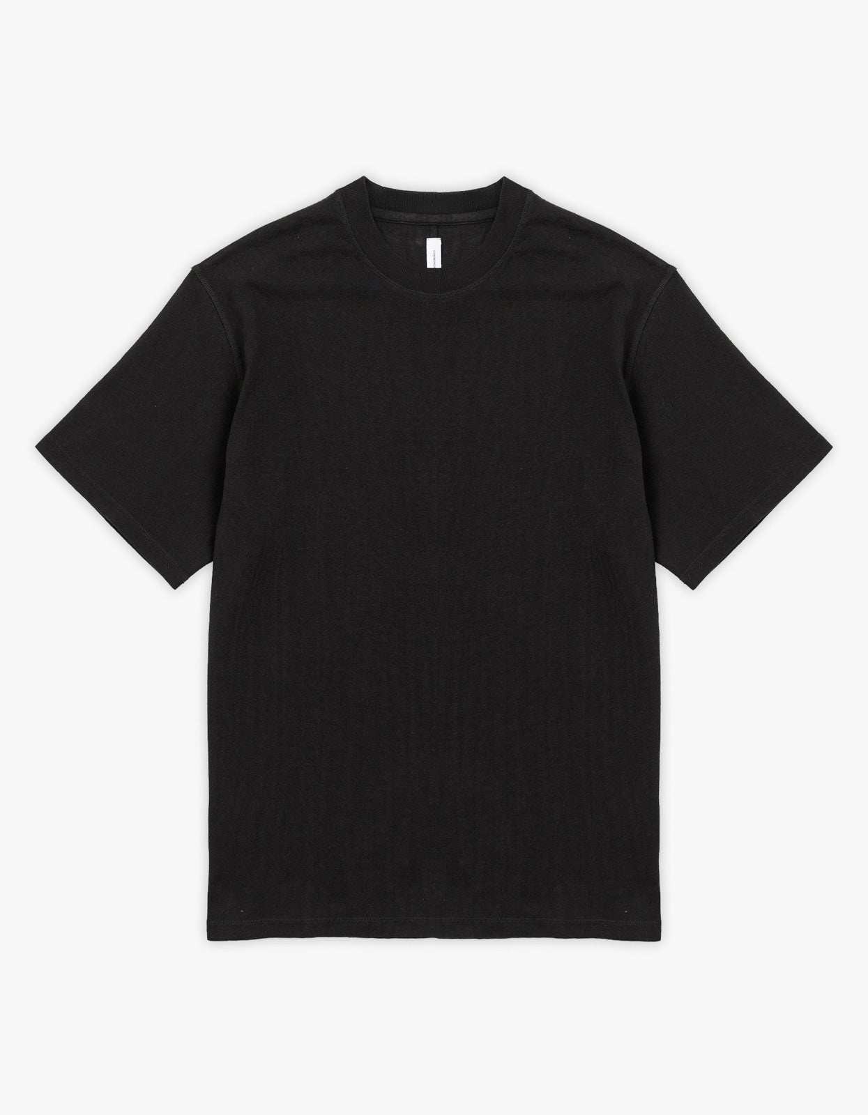 Mens Hemp Jersey Studio Tee - Vintage Black