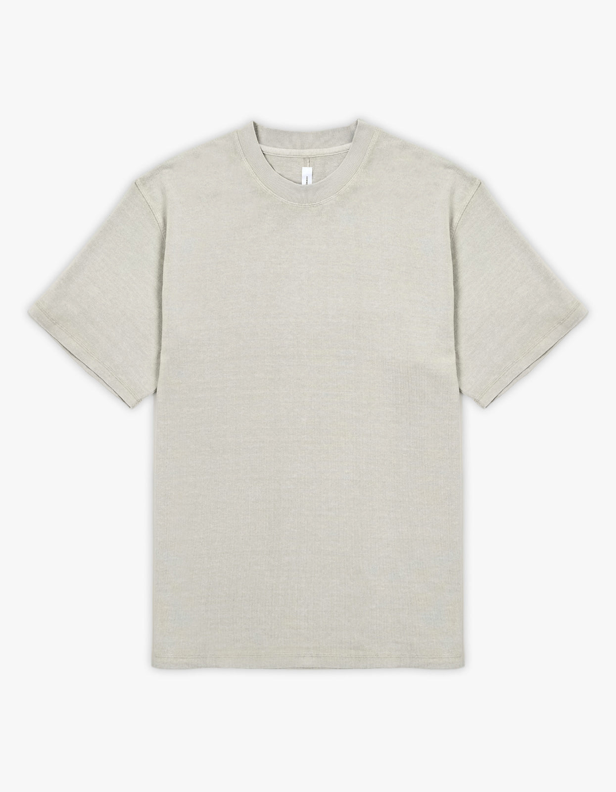 Mens Hemp Jersey Studio Tee - Vintage Stone