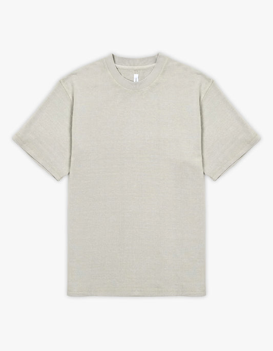 Mens Hemp Jersey Studio Tee - Vintage Stone