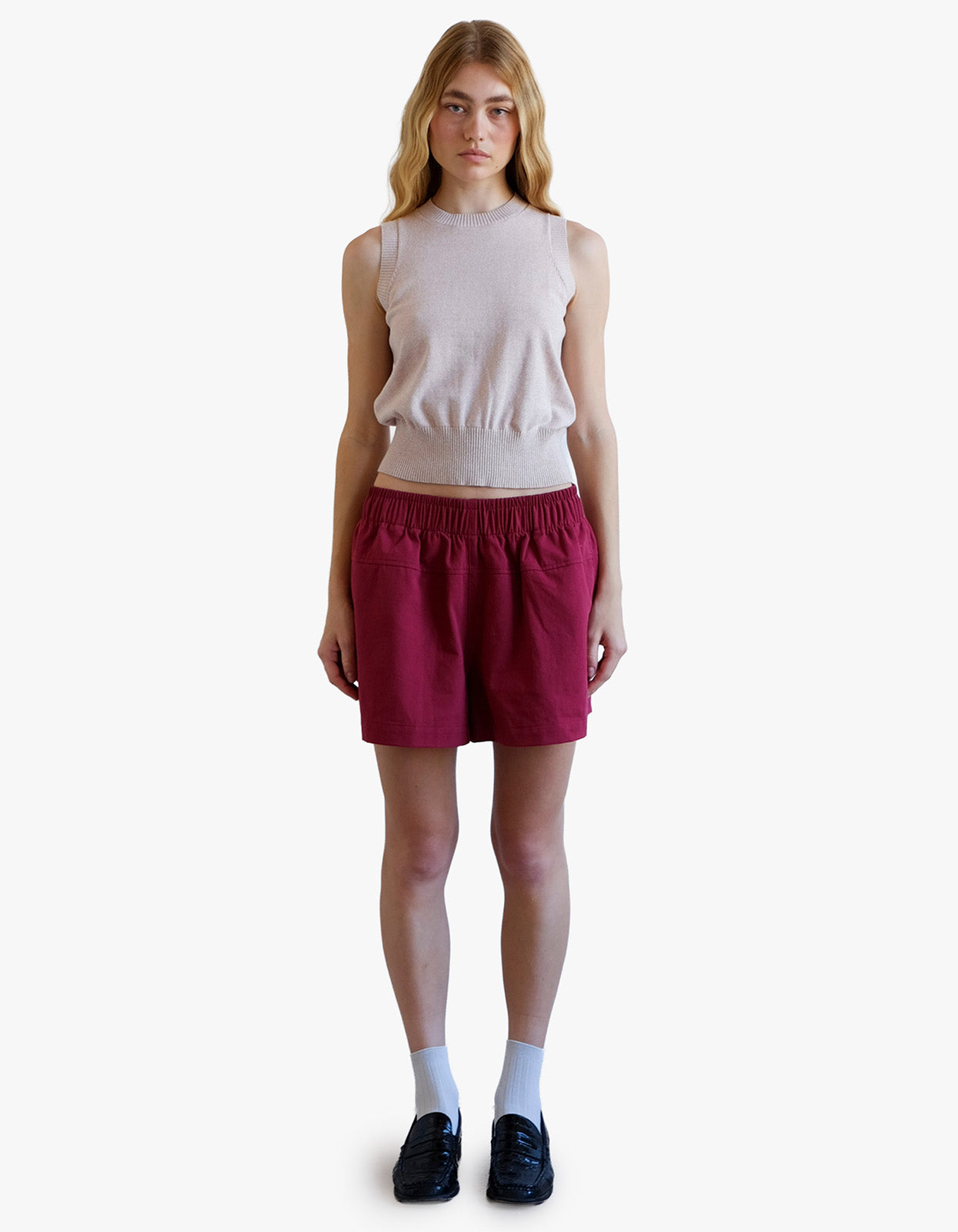 Down The Line Short - Maroon