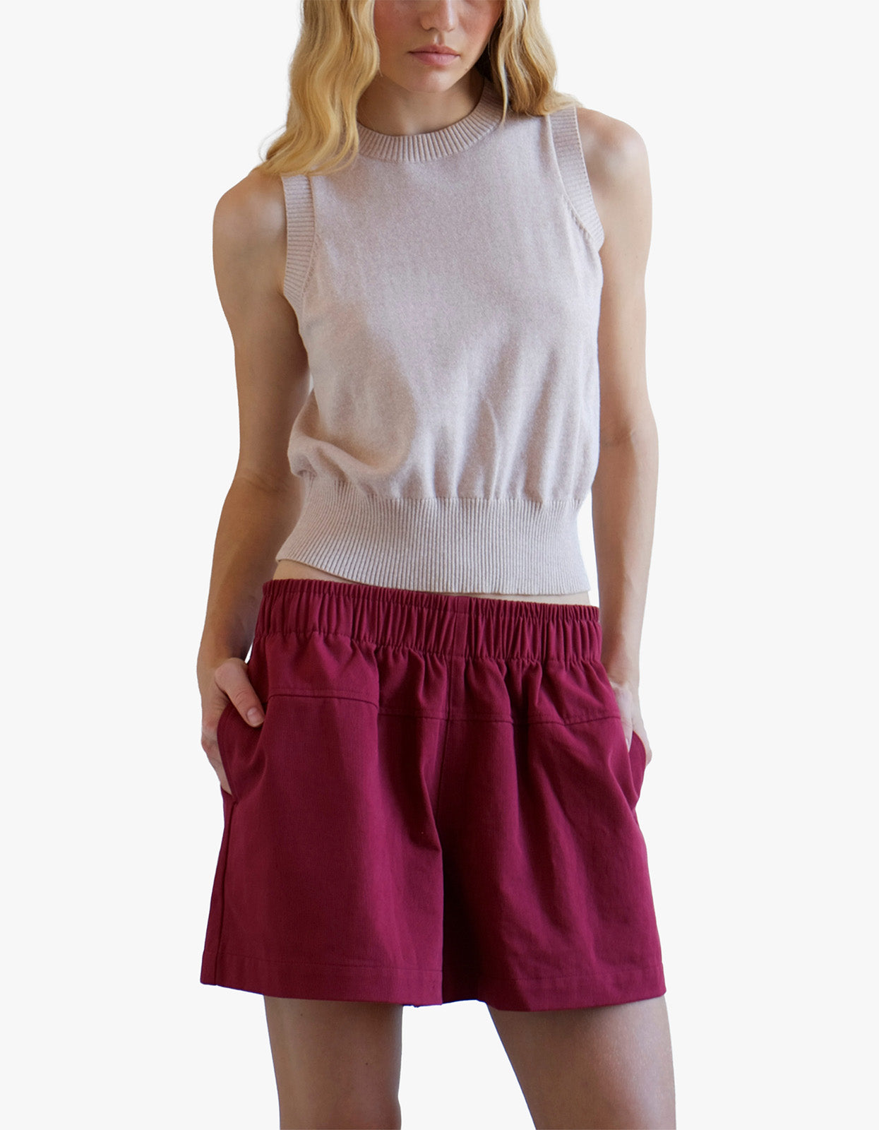 Down The Line Short - Maroon