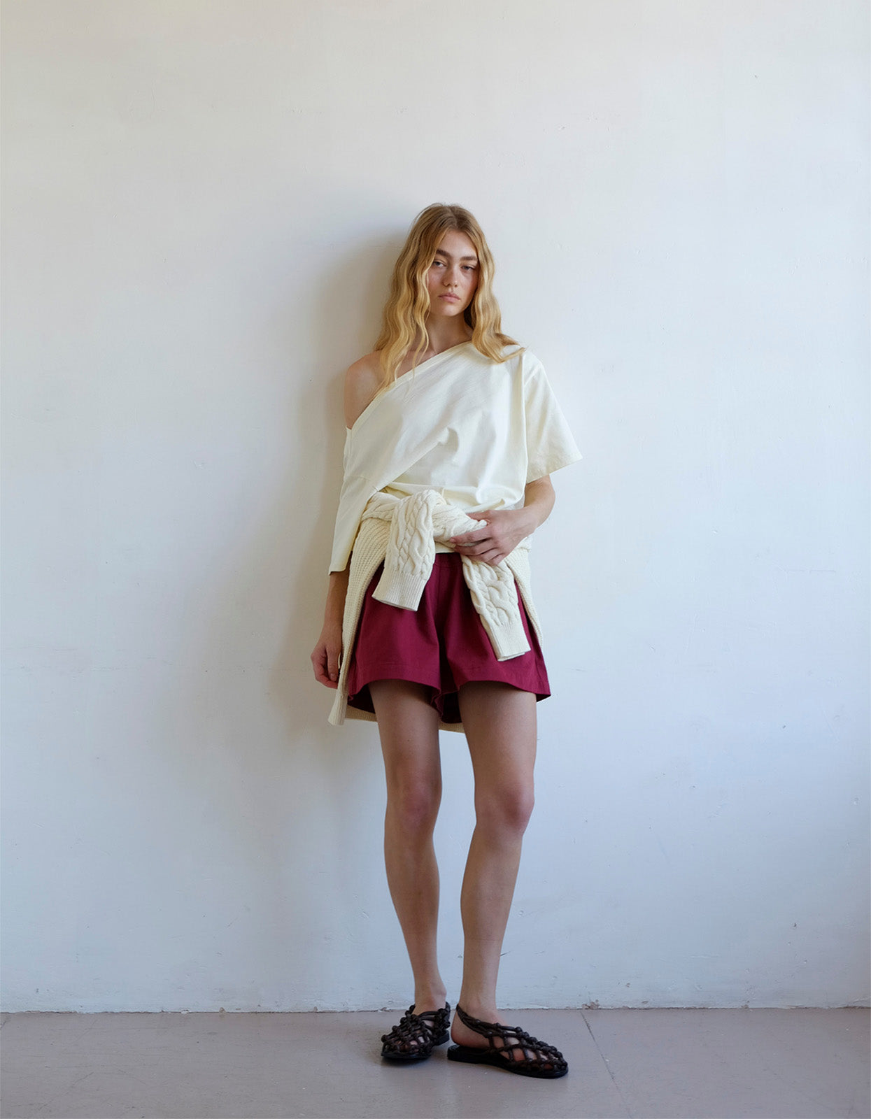 Down The Line Short - Maroon