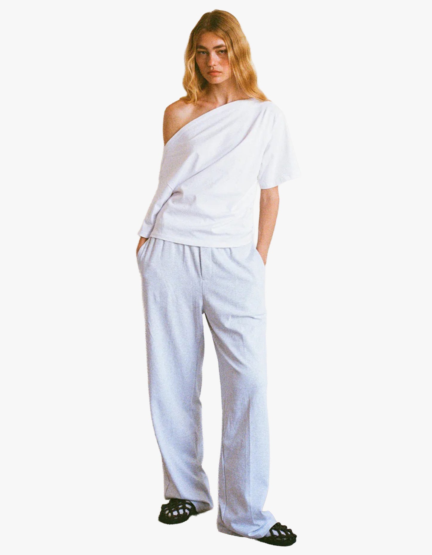 Asymmetrical Top - White