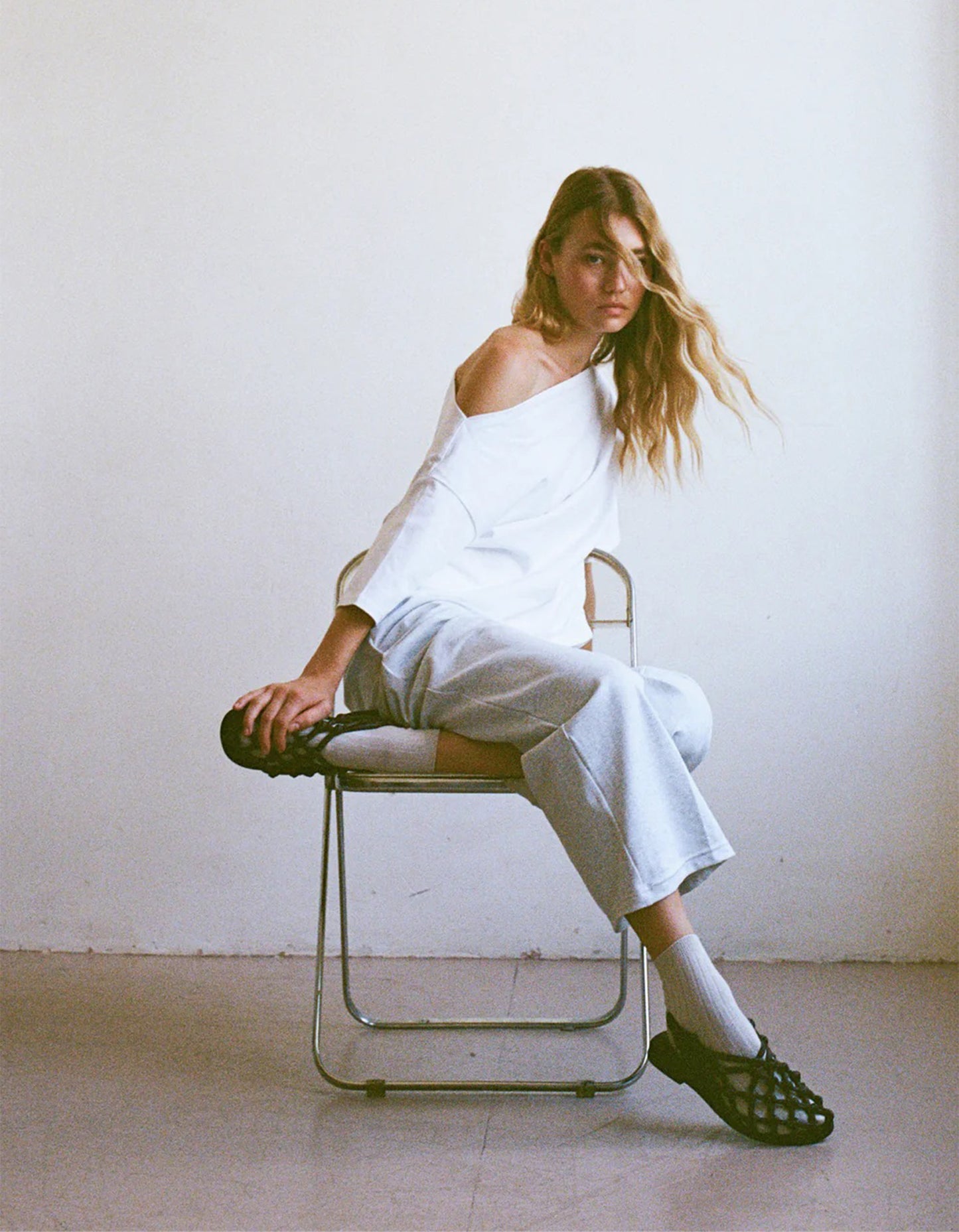 Asymmetrical Top - White