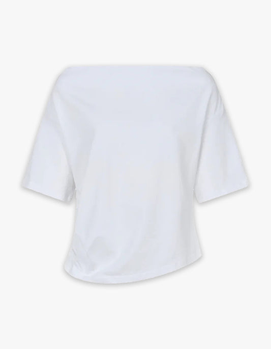 Asymmetrical Top - White