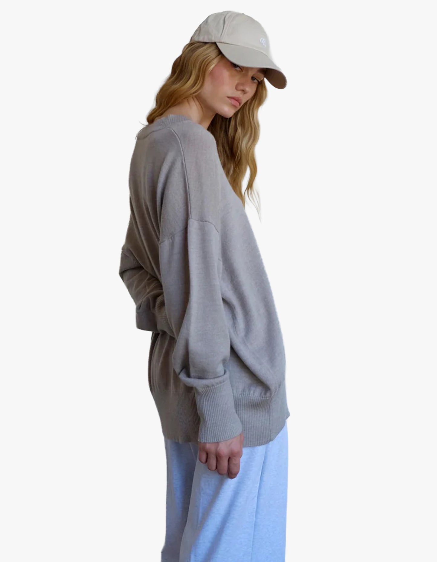 Washington Merino V-Neck - Beige