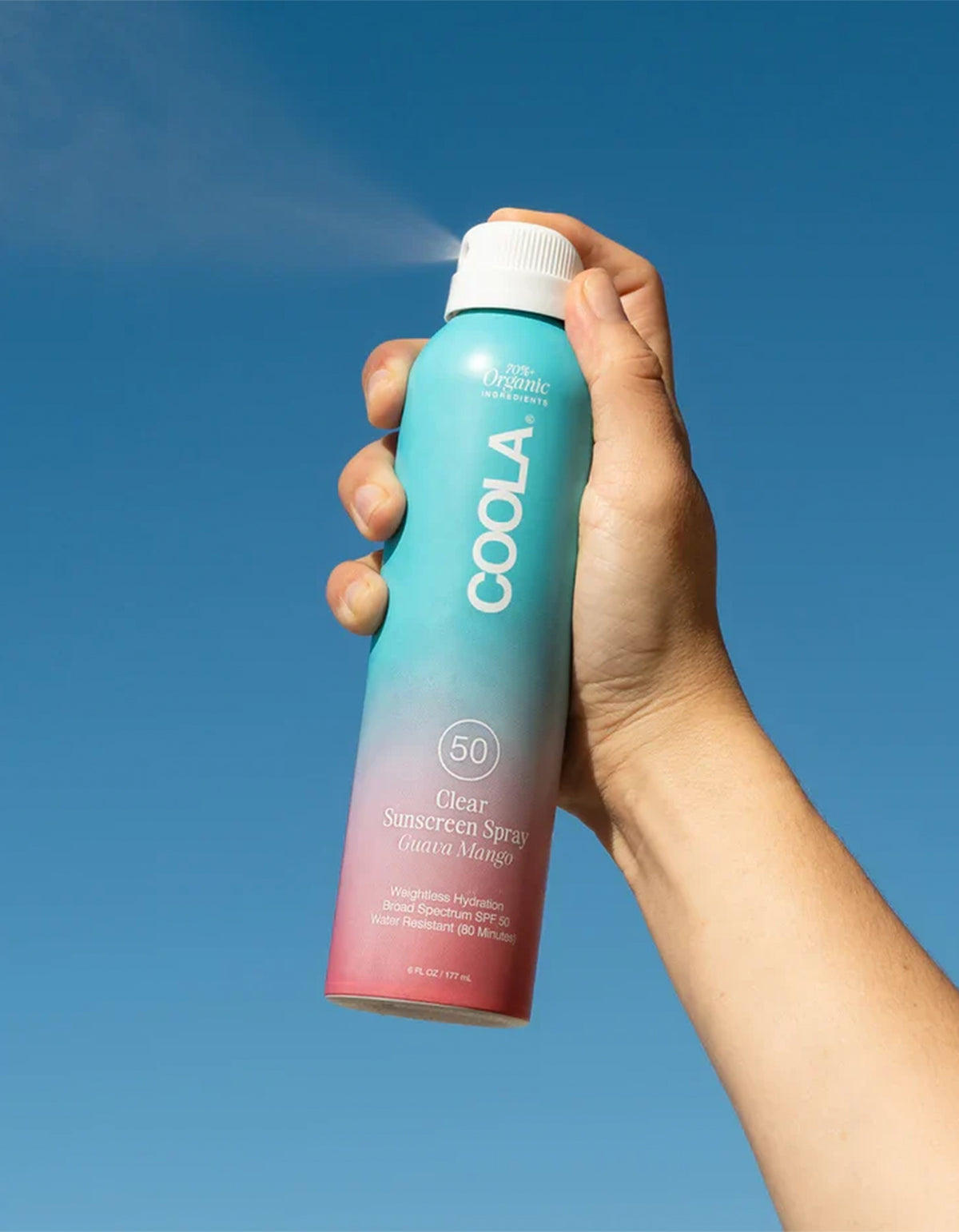 Clear Sunscreen Spray Spf50 Guava Mango