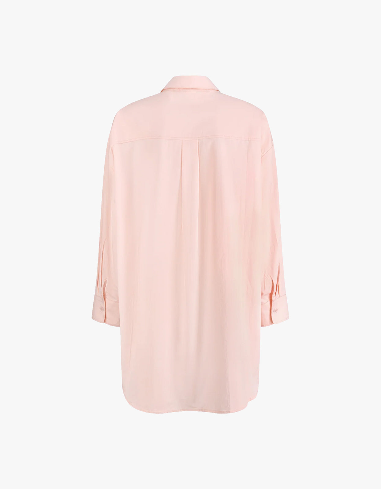 Peachy Oversized Shirt - Baby Pink