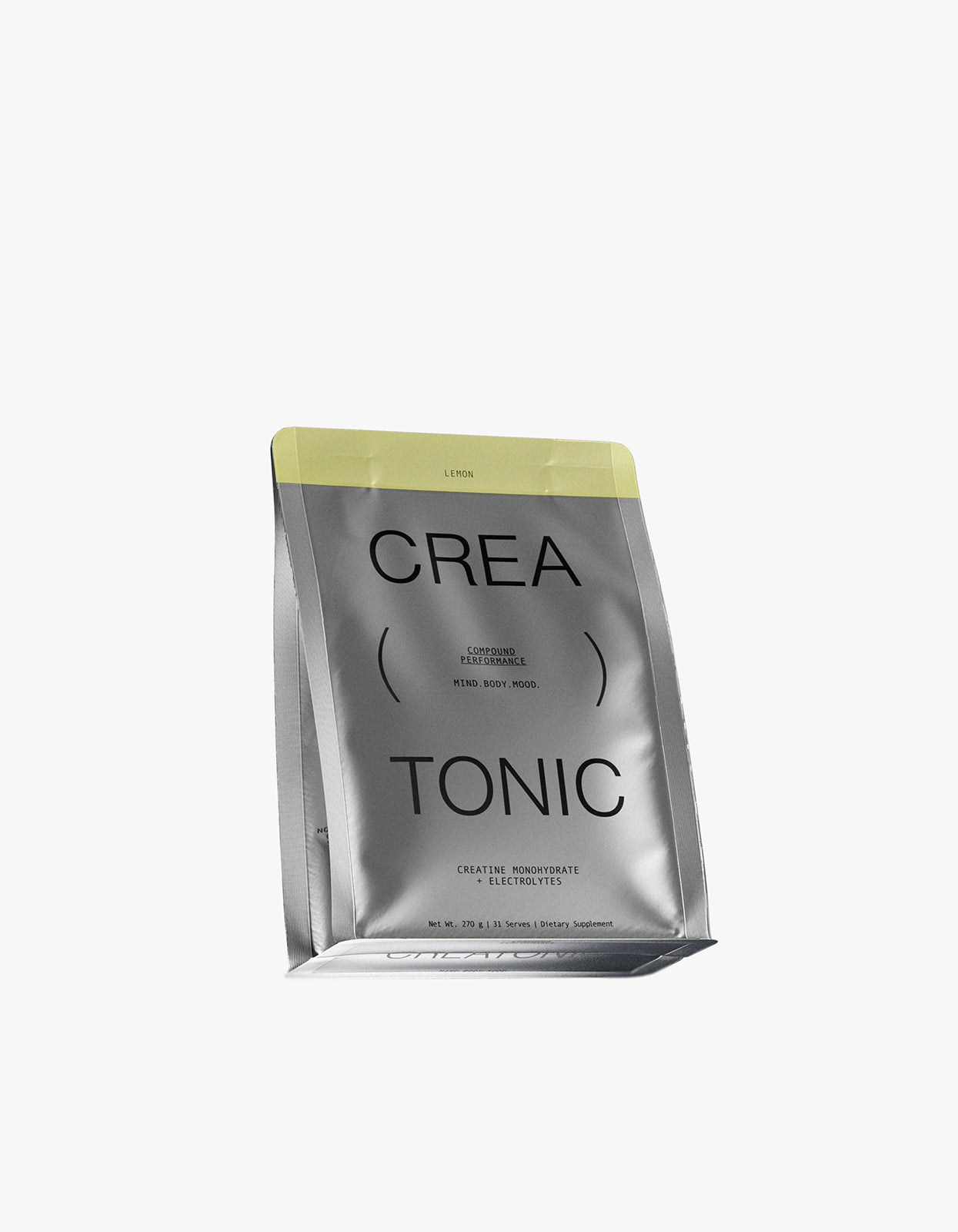 Creatine + Electrolytes 31 Serves Pouch - Refreshing Lemon