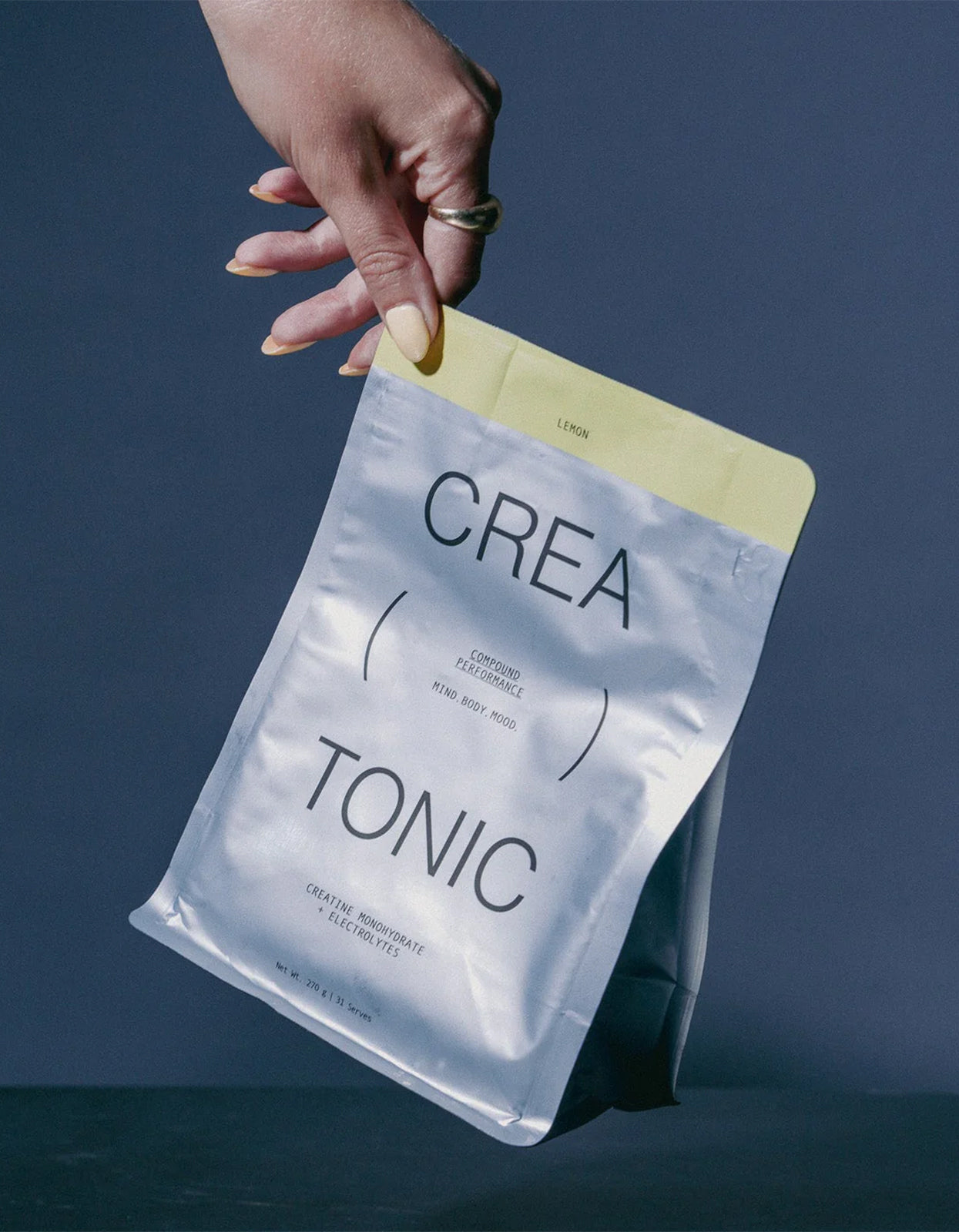 Creatine + Electrolytes 31 Serves Pouch - Refreshing Lemon