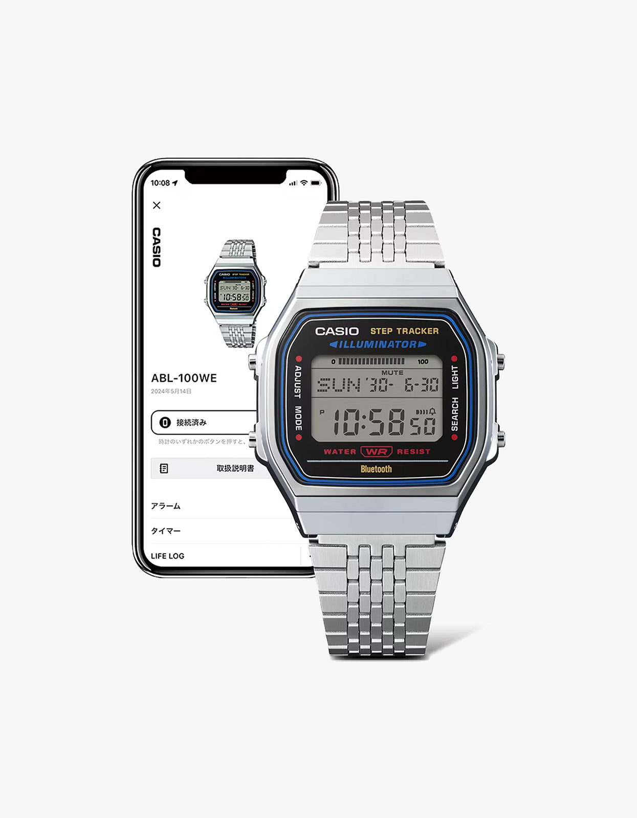 ABL100WE 1A Watch - Silver