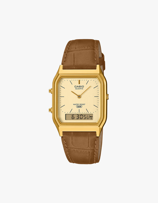 AQ230EGL 9A Watch - Gold
