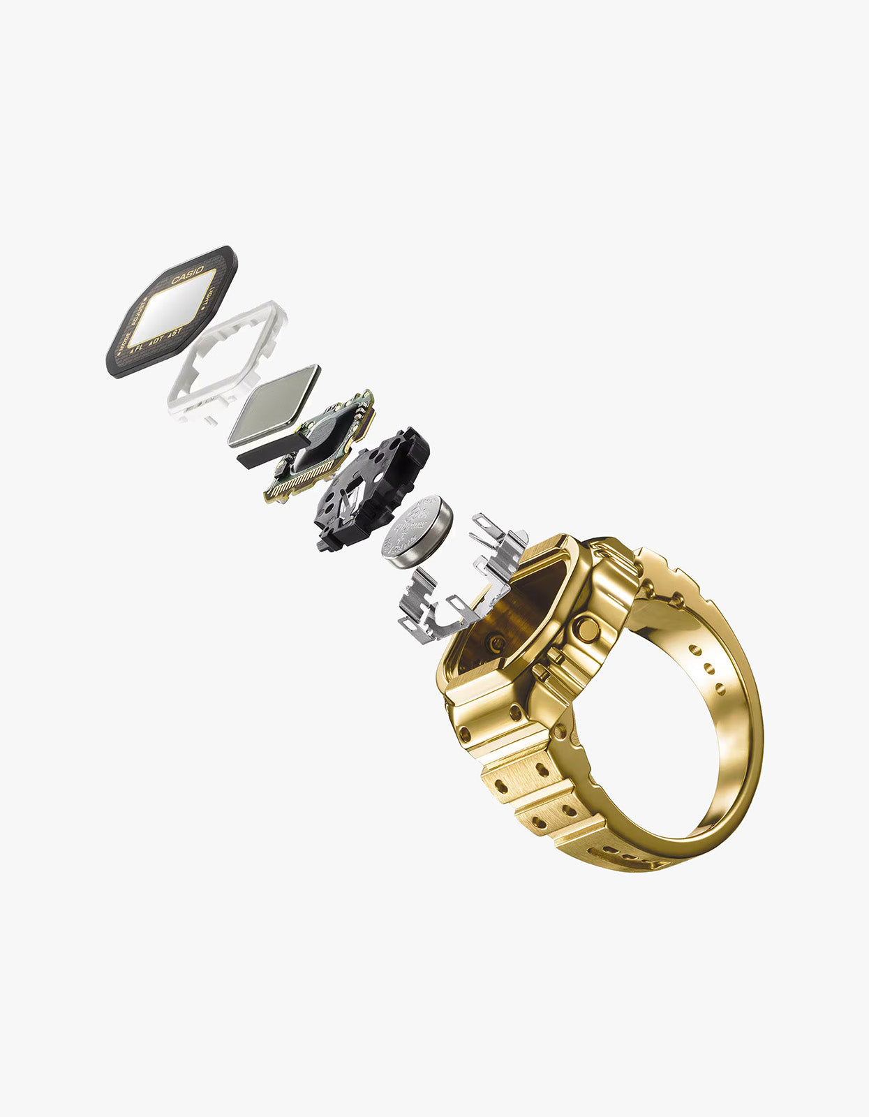 CRW001G 9D Watch Ring - Gold