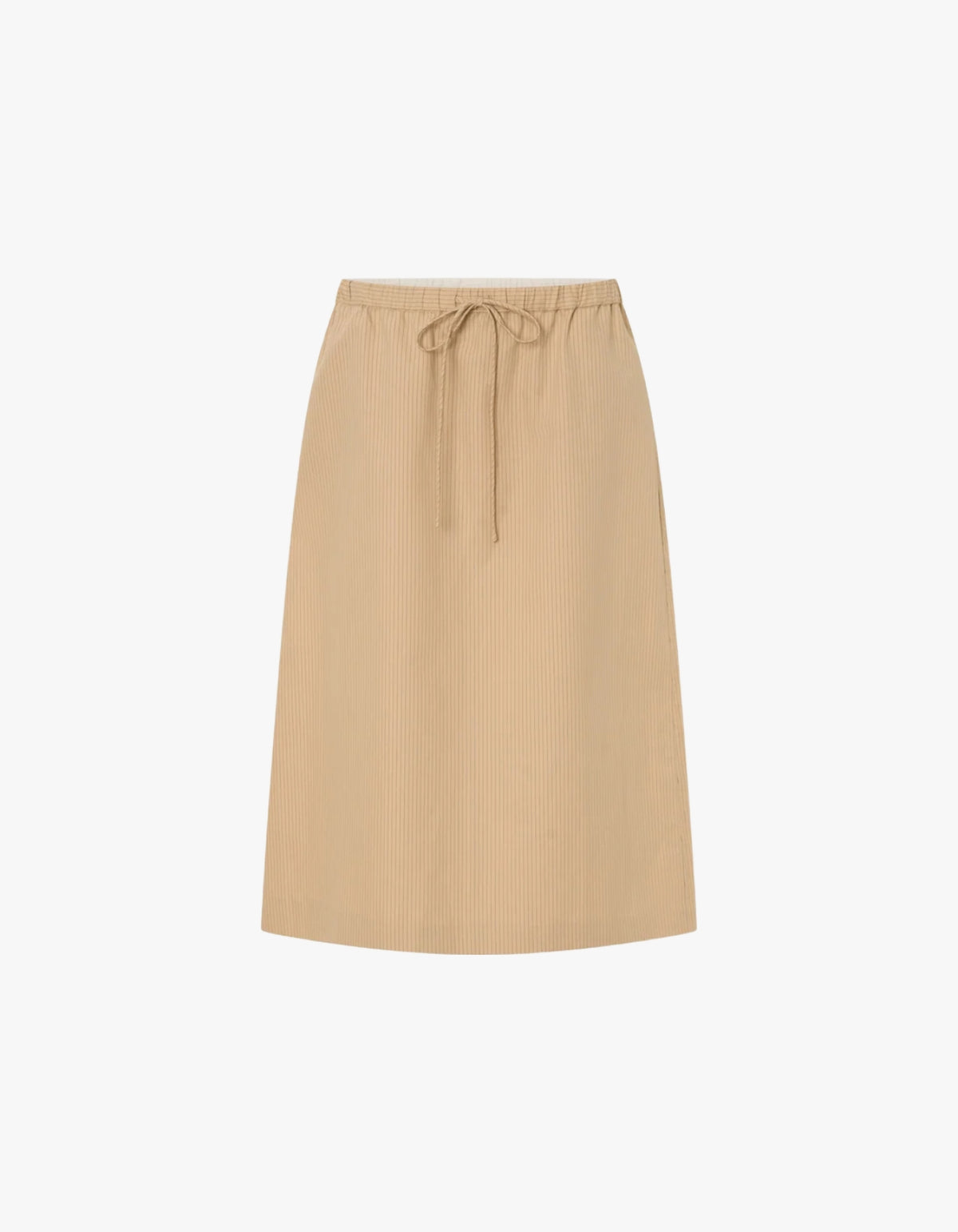 Oren Stripe Midi Skirt - Ochre Stripe