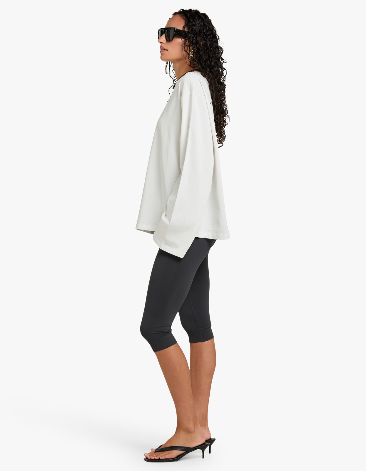 Peretti Long Sleeve Tee - Soft White