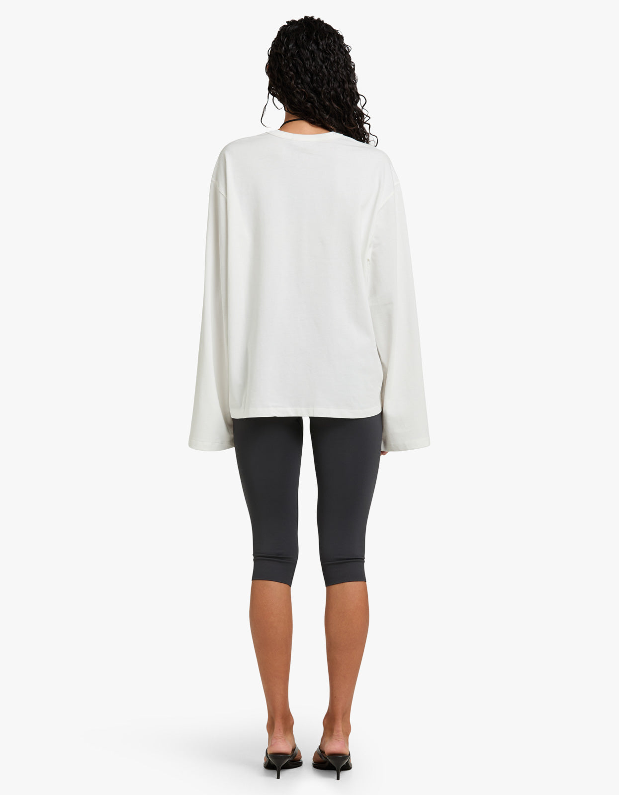 Peretti Long Sleeve Tee - Soft White