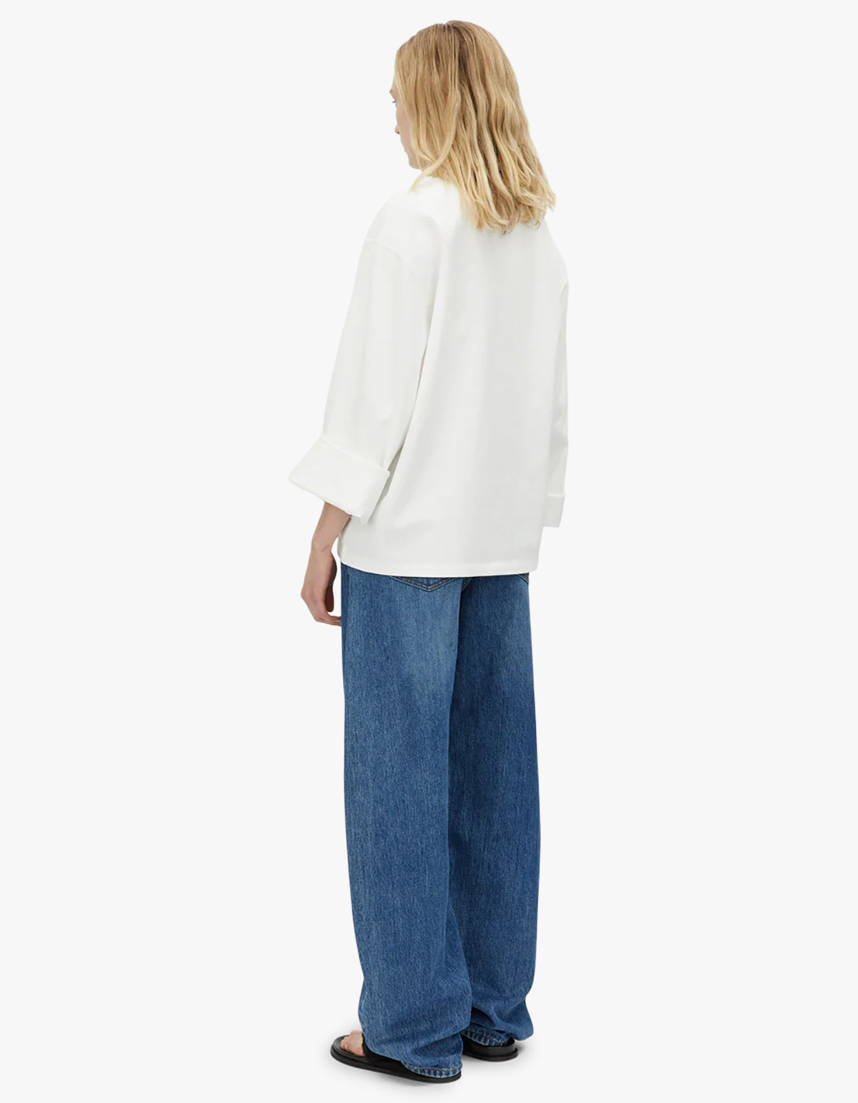 Peretti Long Sleeve Tee - Soft White