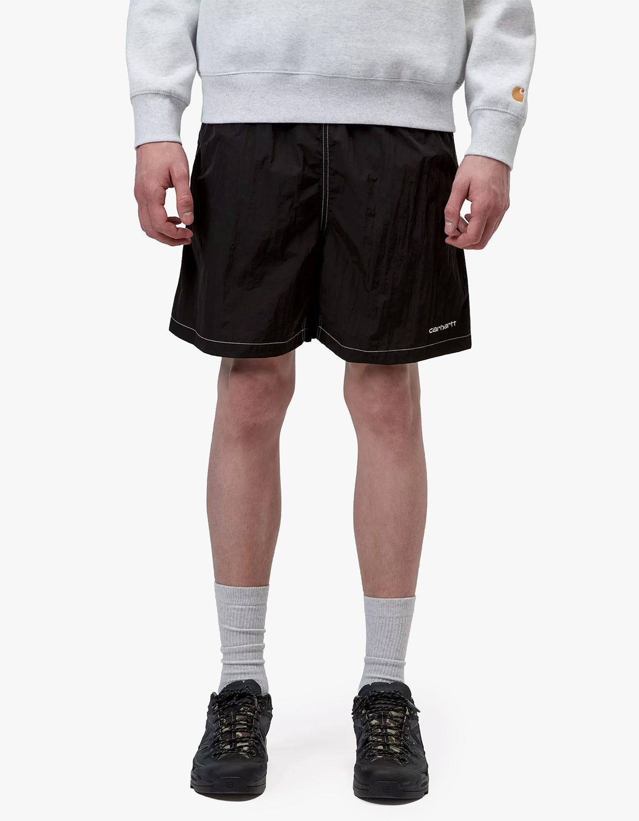Canby Swim Trunks - Black/White