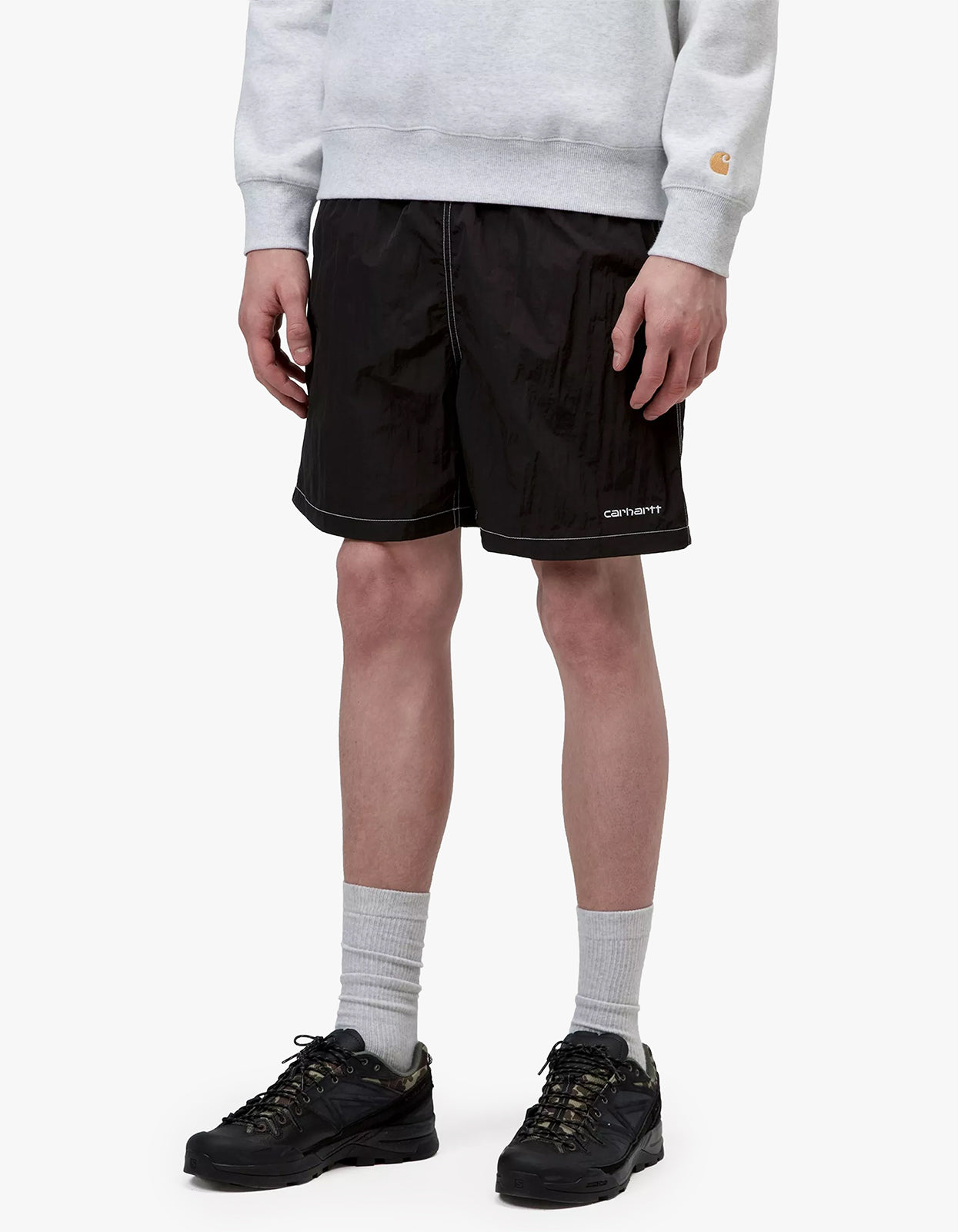 Canby Swim Trunks - Black/White