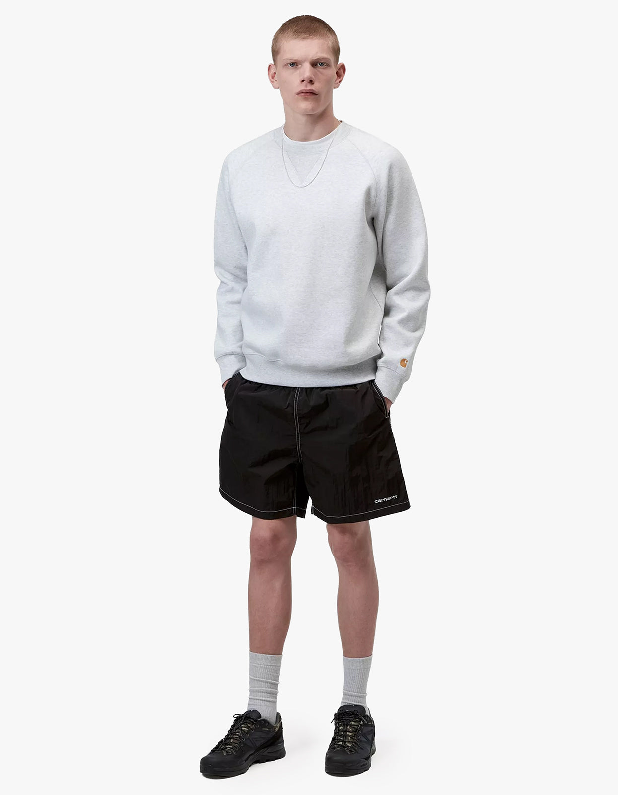 Canby Swim Trunks - Black/White