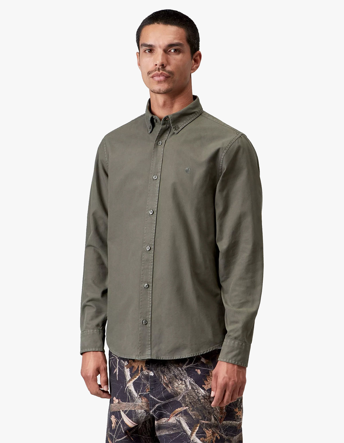 L/S Bolton Shirt - Shungite Garment Dyed