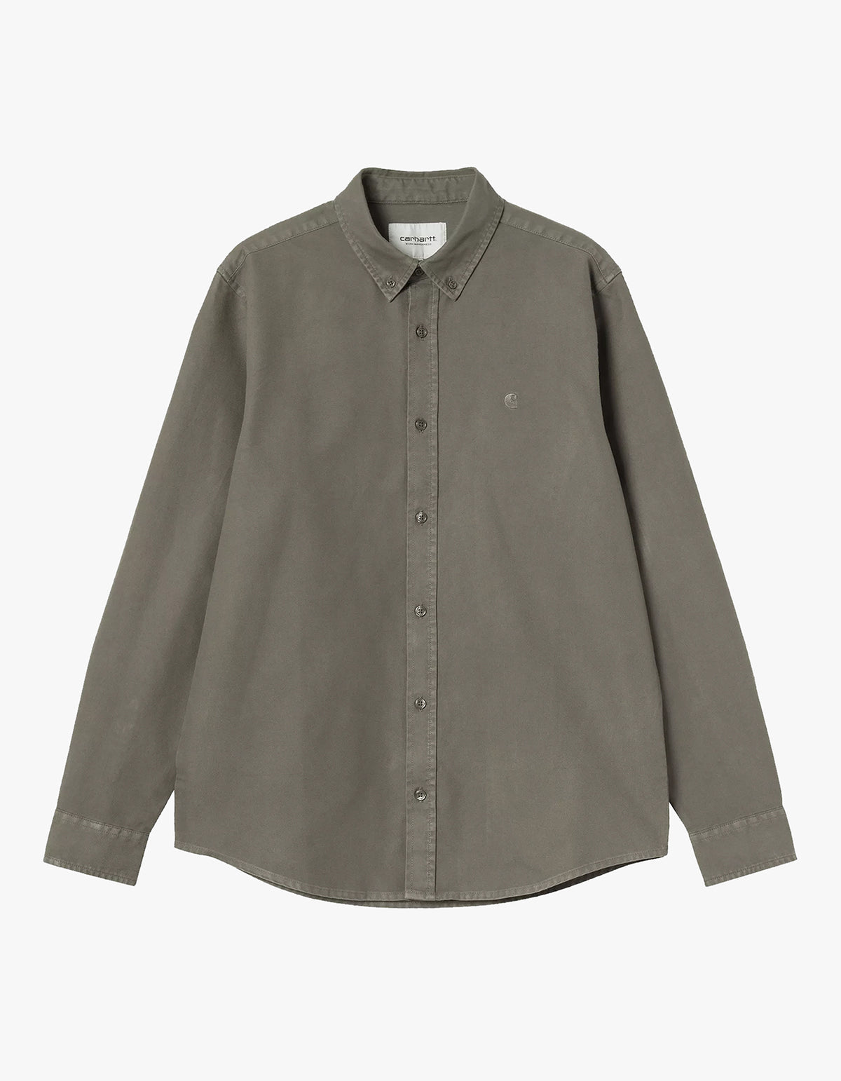 L/S Bolton Shirt - Shungite Garment Dyed