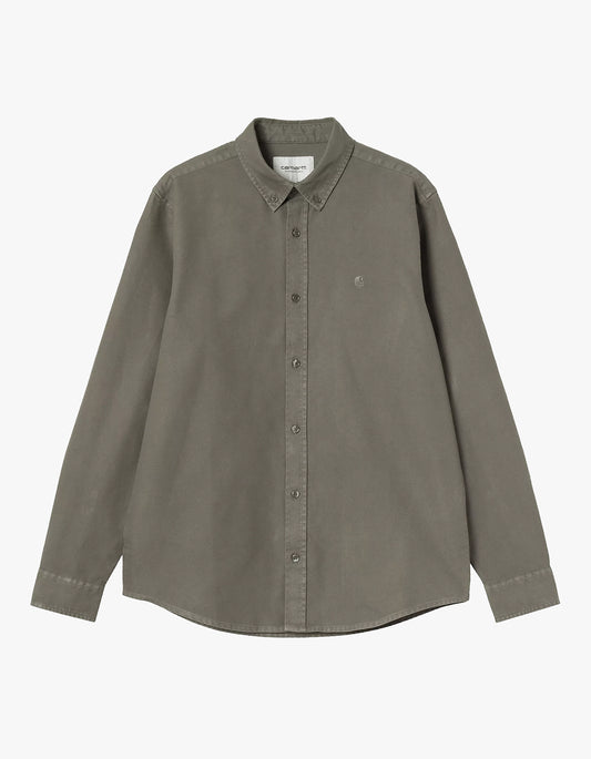 L/S Bolton Shirt - Shungite Garment Dyed