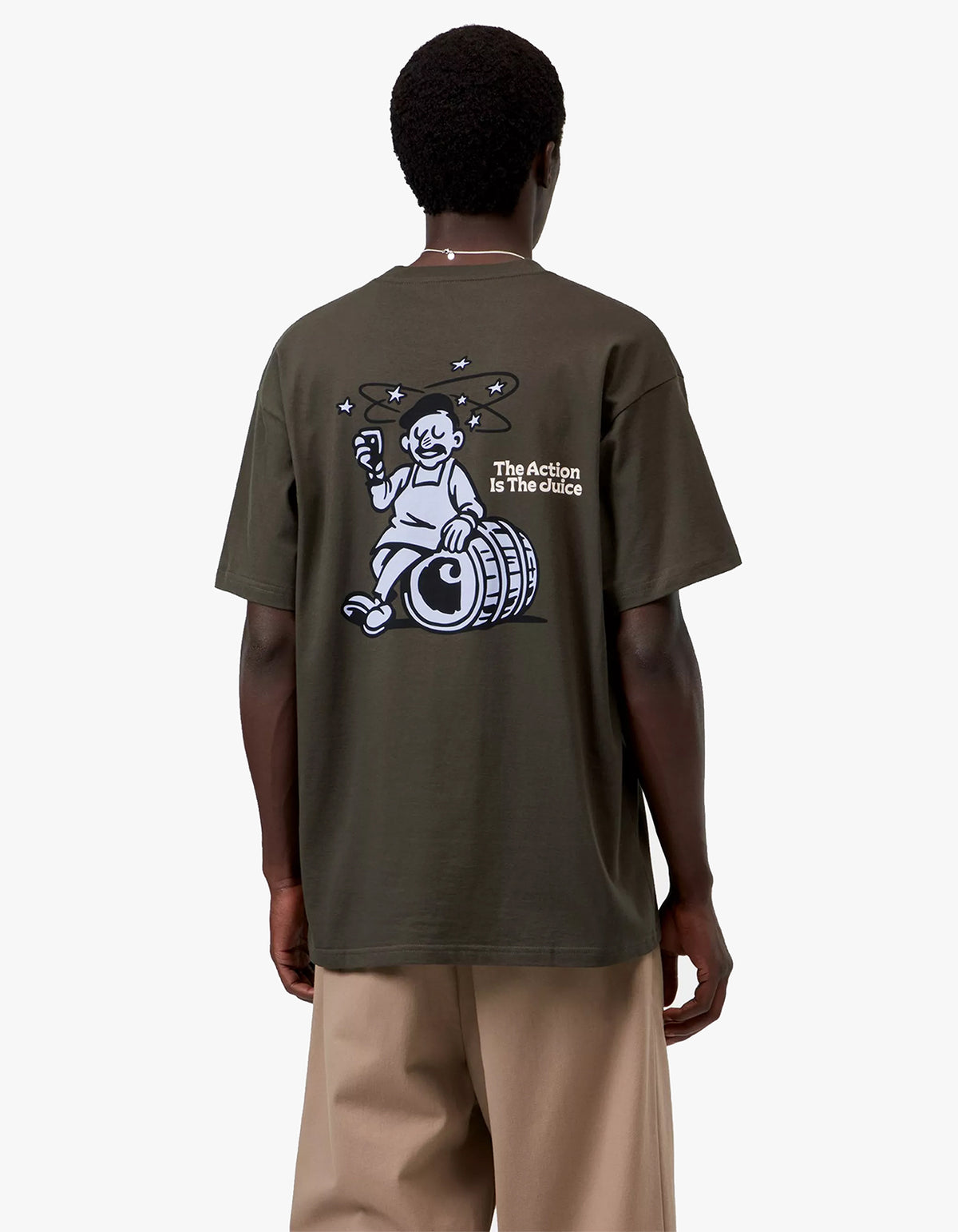 S/S Grape Picker T Shirt - Cypress
