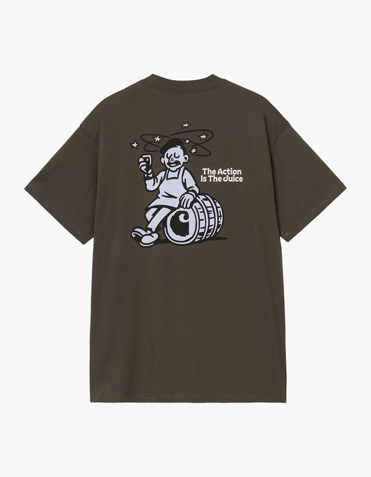 S/S Grape Picker T Shirt - Cypress