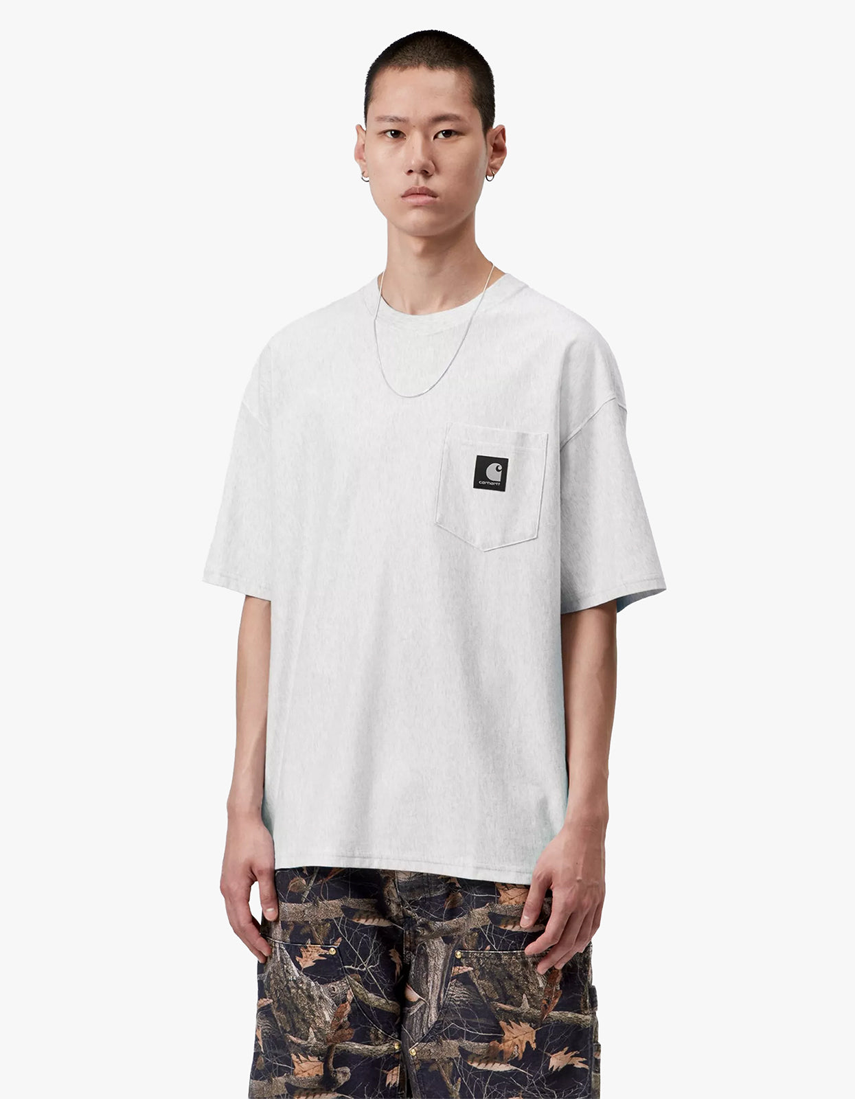 S/S OG Loose Pocket T Shirt - Ash Heather