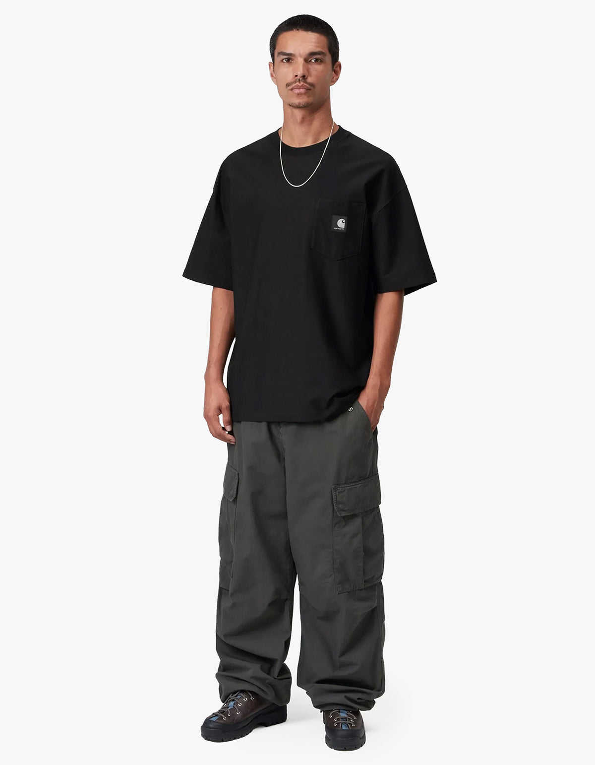 S/S OG Loose Pocket T Shirt - Black
