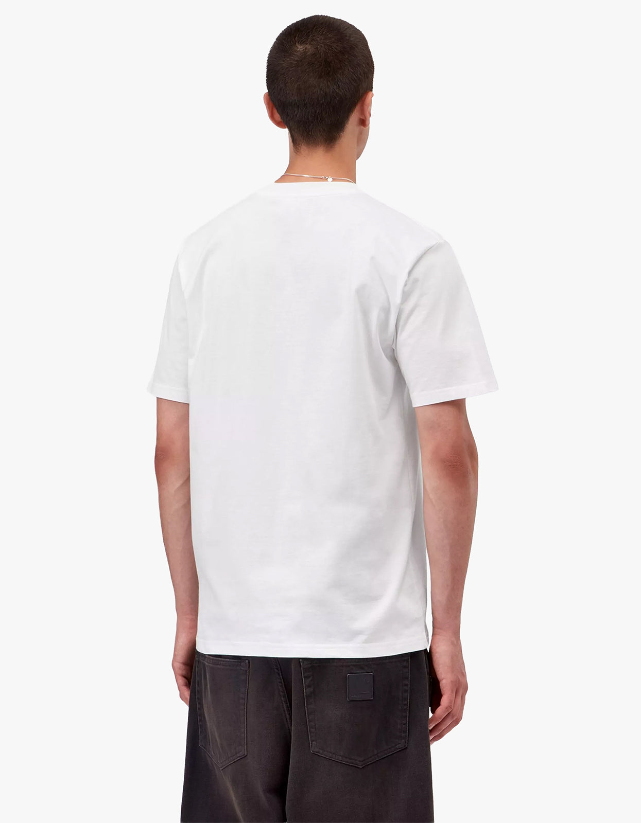 S/S Small Heart T Shirt - White/Red