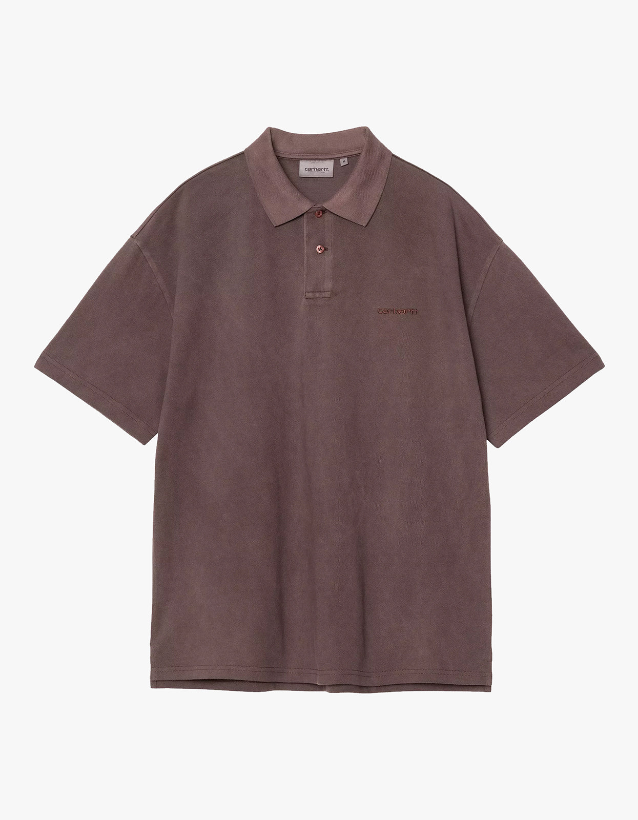 S/S Wayne Polo - Palisander Garment Dyed