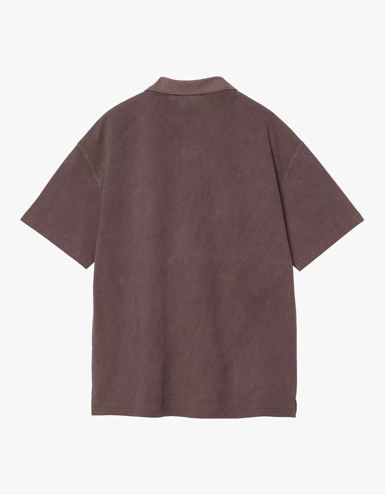 S/S Wayne Polo - Palisander Garment Dyed