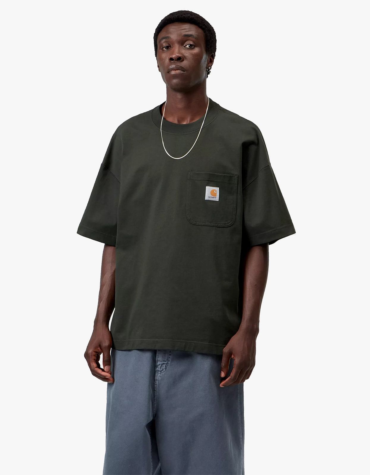 S/S Work Pocket T Shirt - Raven