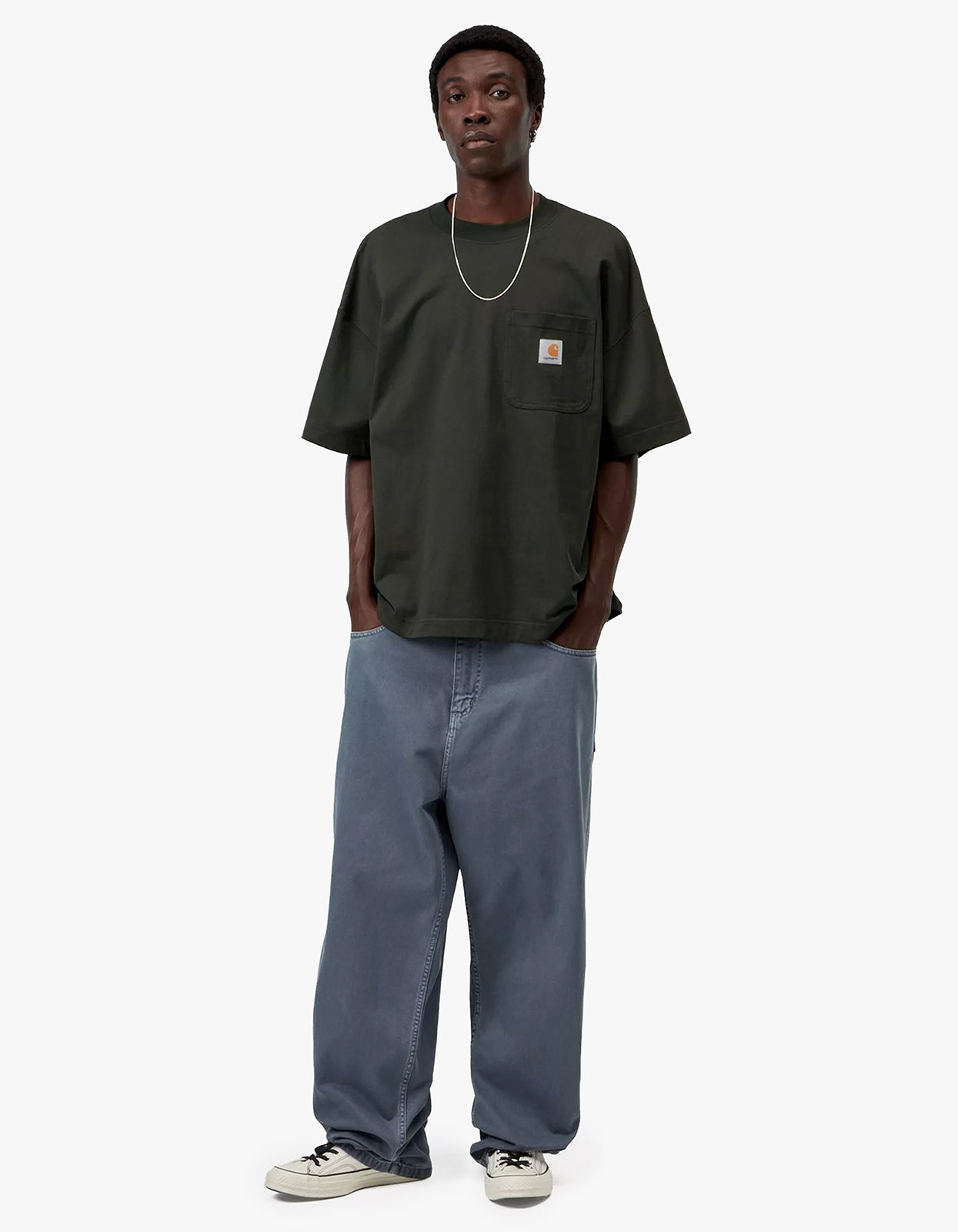 S/S Work Pocket T Shirt - Raven